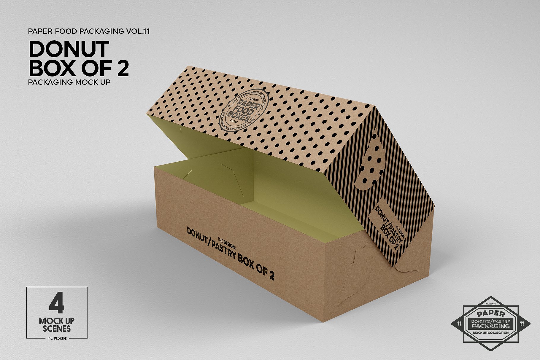 纸质食品盒包装样机VOL.11 Food Box Packaging Mockups VOL.11_img_2