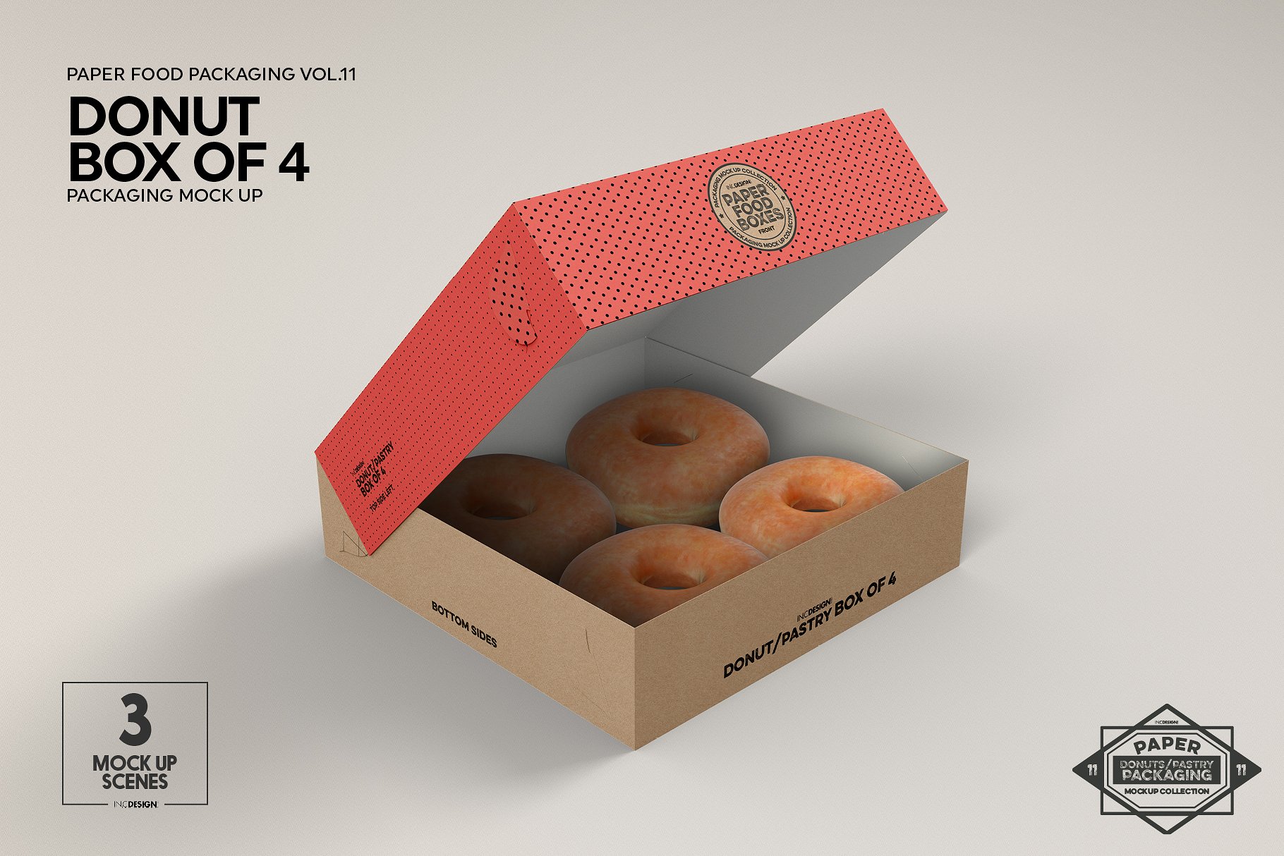 纸质食品盒包装样机VOL.11 Food Box Packaging Mockups VOL.11_img_2