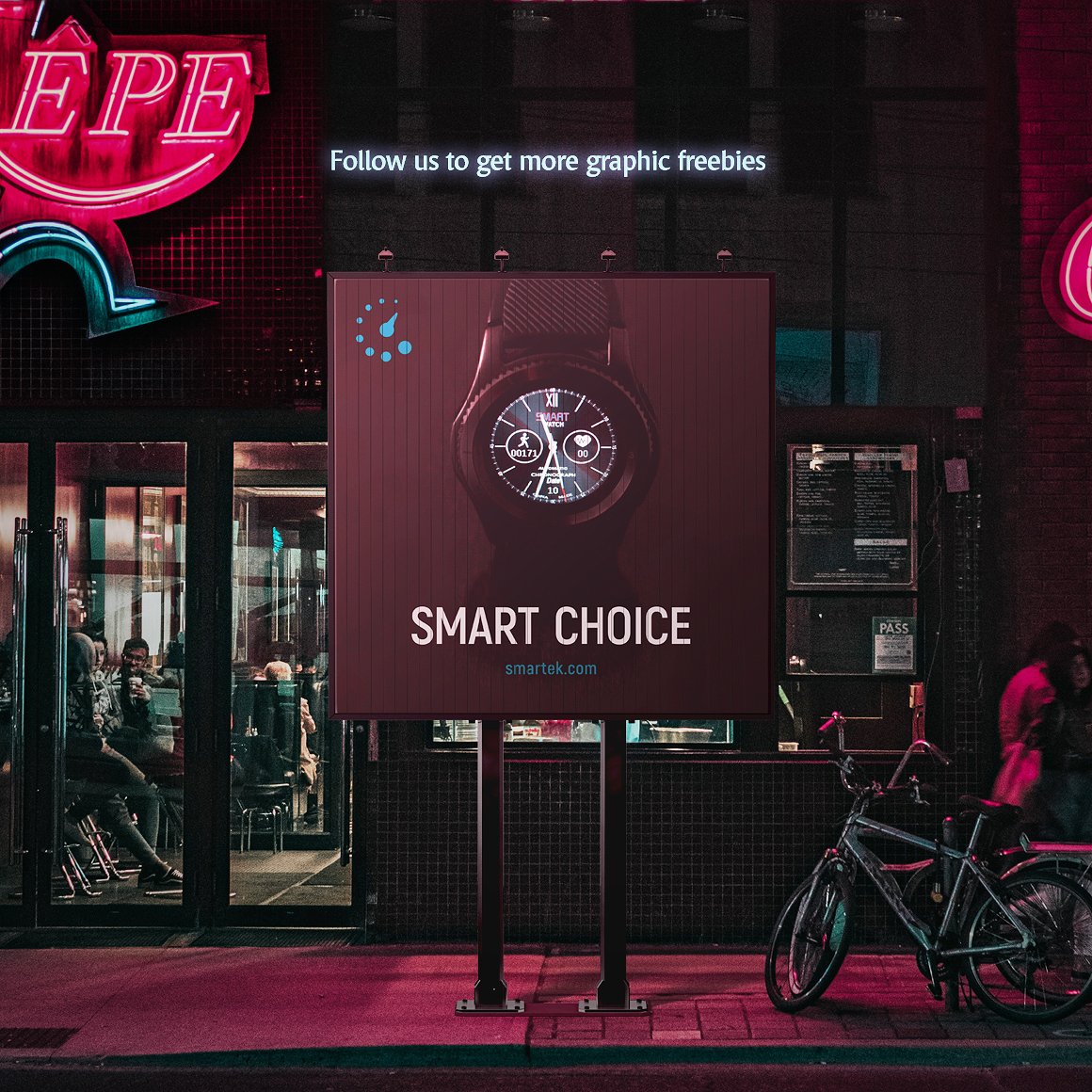 炫酷的广告牌动画样机 Billboard Animated Mockup_img_2