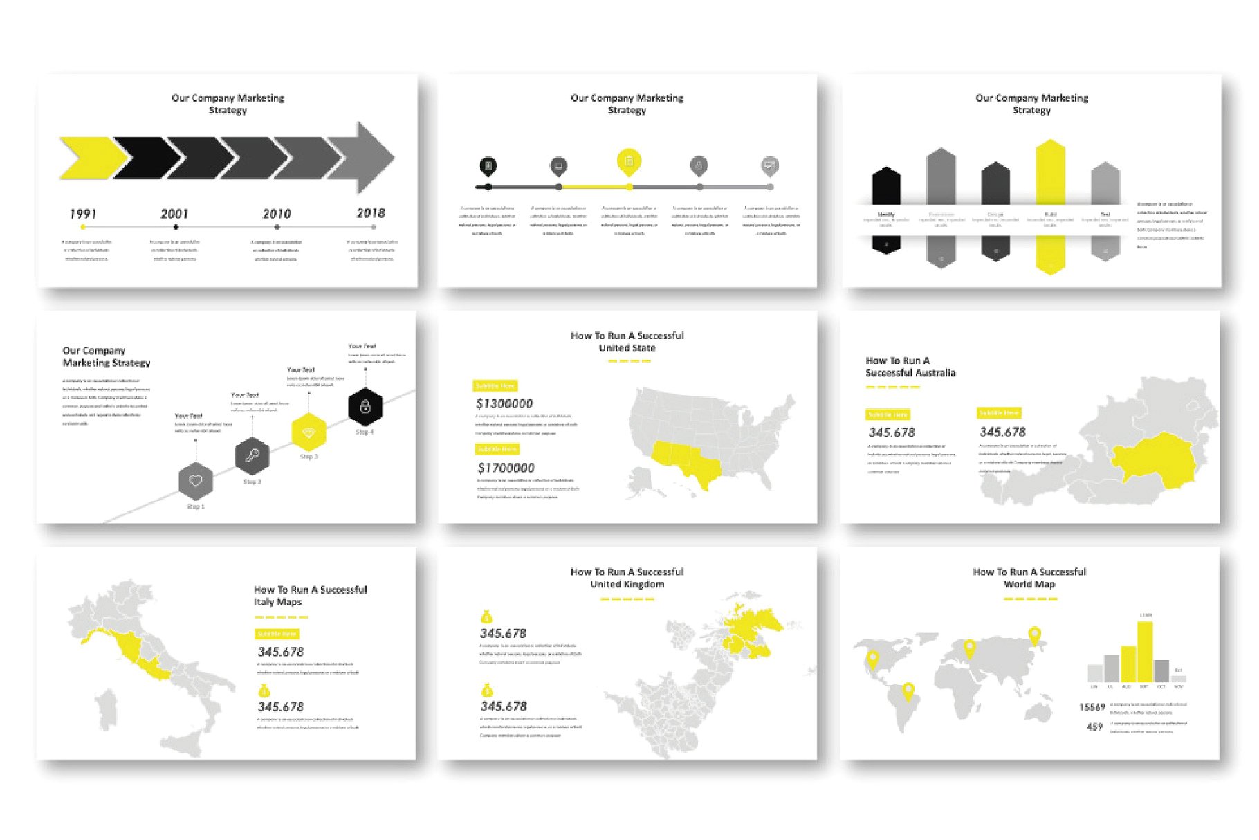 精美独特的企业介绍PowerPoint模板 Insight Minimal PowerPoint Template_img_2