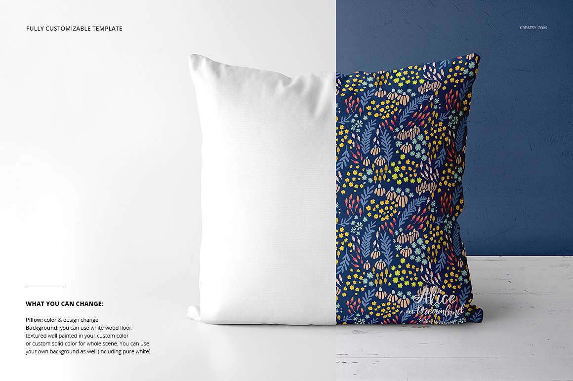 超级精美的抱枕样机套装 Fabric Factory vol.2 Pillow Mockup_img_2