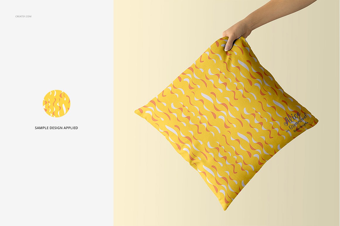 超级精美的抱枕样机套装 Fabric Factory vol.2 Pillow Mockup_img_2