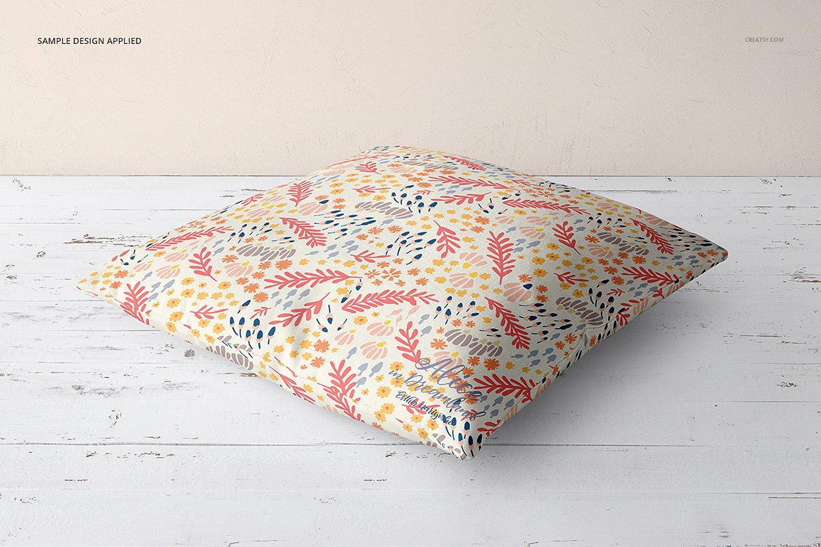 超级精美的抱枕样机套装 Fabric Factory vol.2 Pillow Mockup_img_2