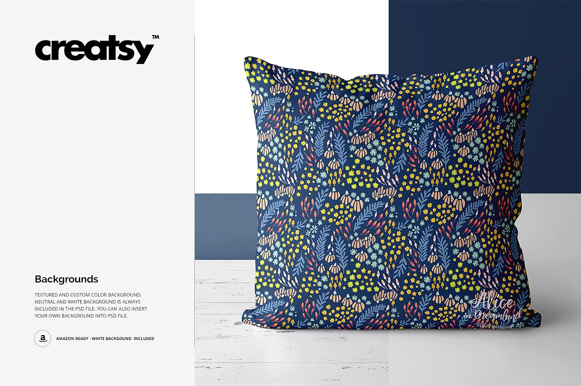 超级精美的抱枕样机套装 Fabric Factory vol.2 Pillow Mockup_img_2