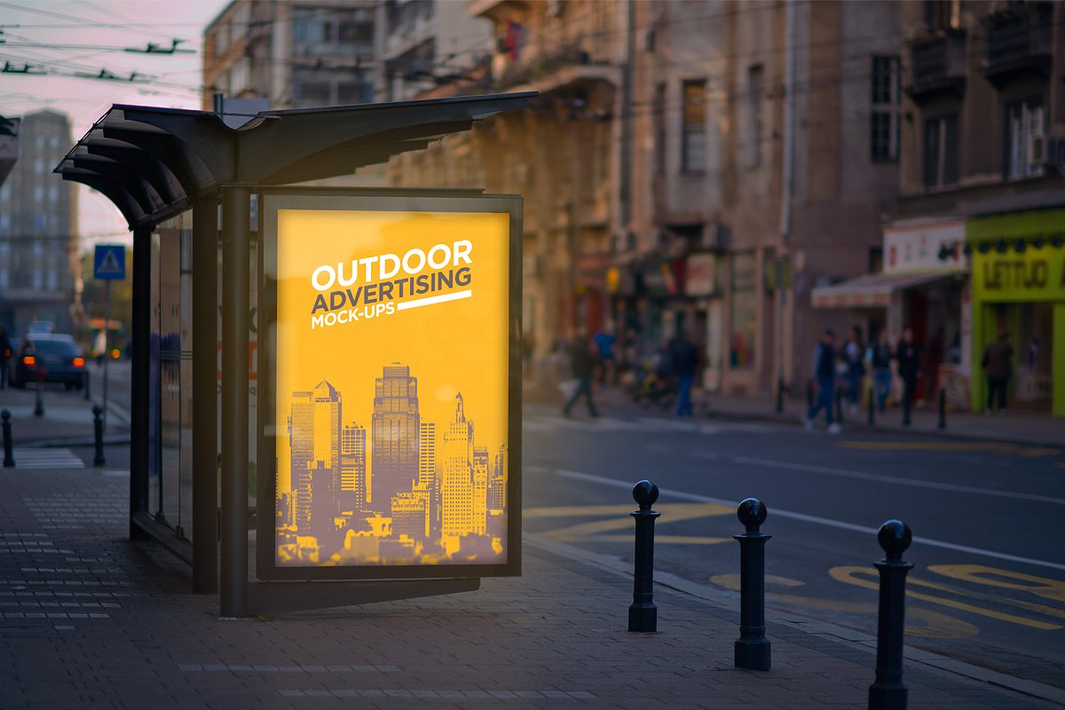 户外广告实体样机合集 Outdoor Advertising Mockup_img_2