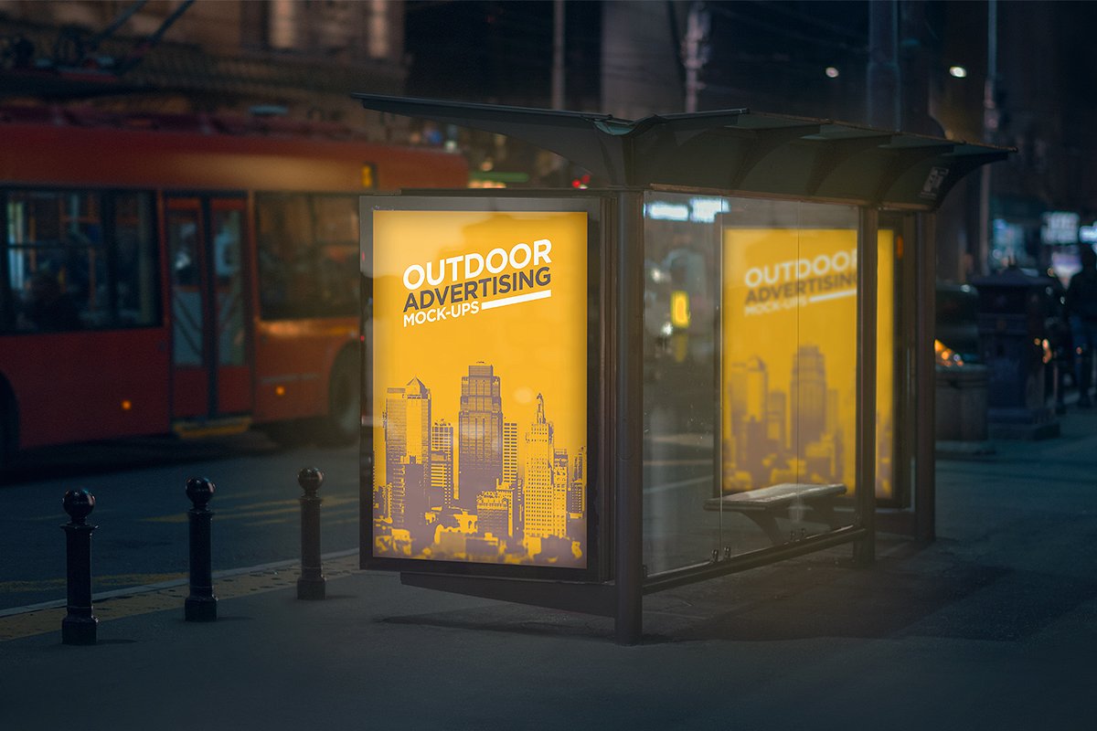 户外广告实体样机合集 Outdoor Advertising Mockup_img_2