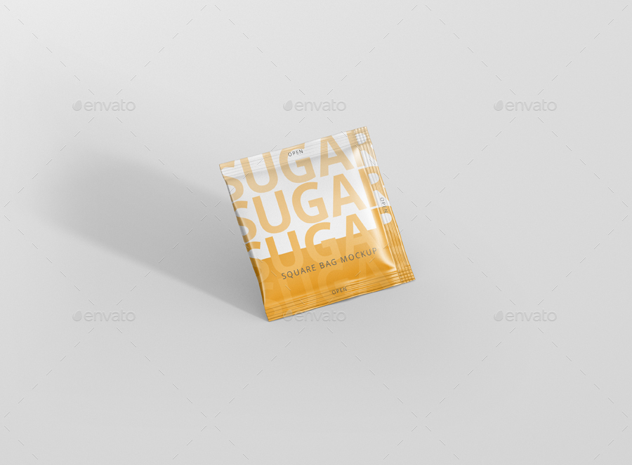 高分辨率糖/盐包装样机 Salt Sugar Bag Mockup_img_2