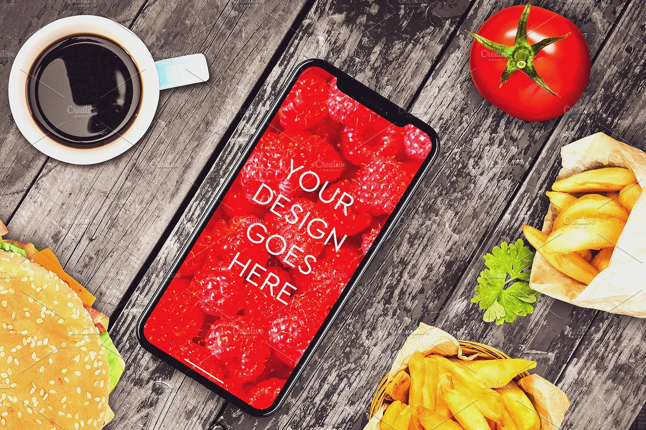 iPhone X模拟式样机大集合 IPhone X Mockup Big Pack_img_2