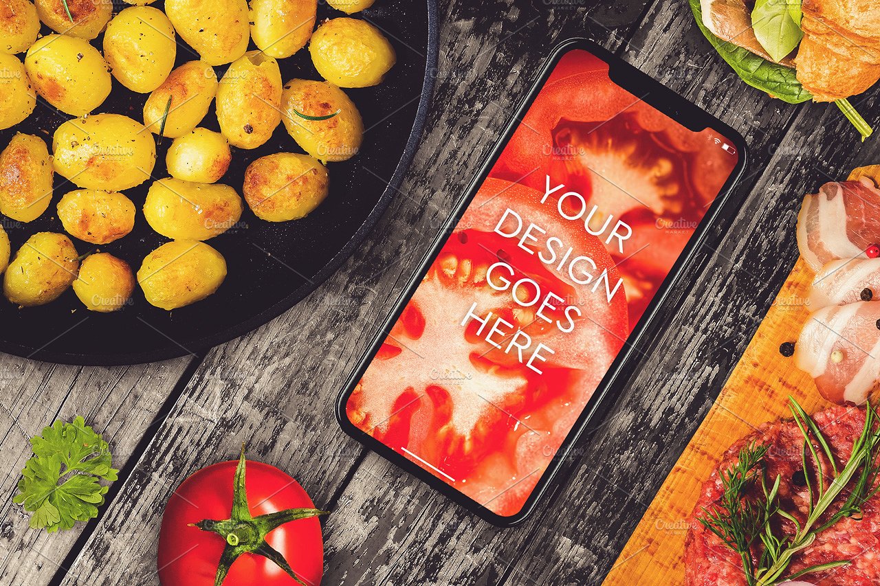 iPhone X模拟式样机大集合 IPhone X Mockup Big Pack_img_2