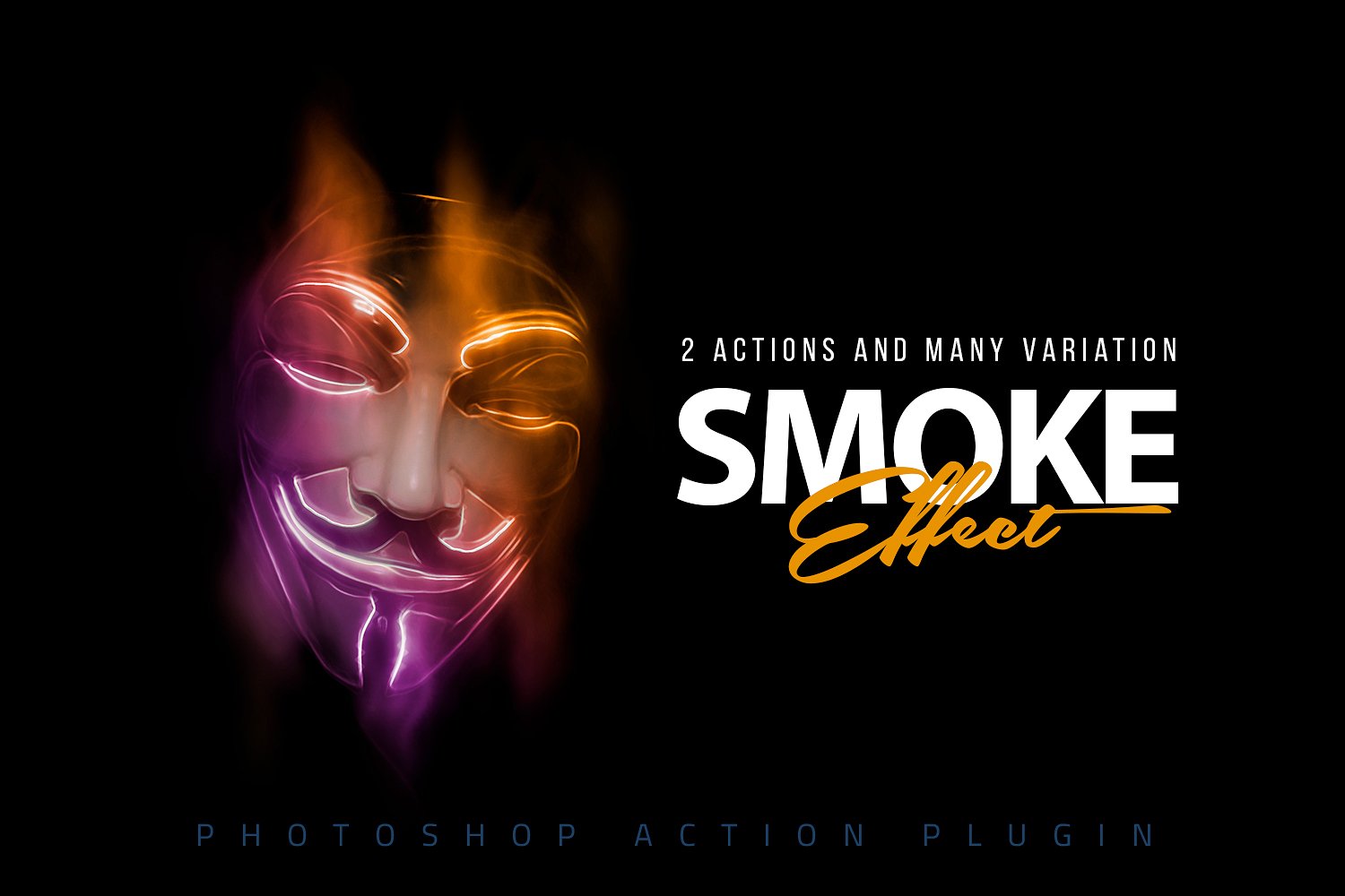 烟雾效果Photoshop的动作 Smoke Effect Photoshop Action_img_2