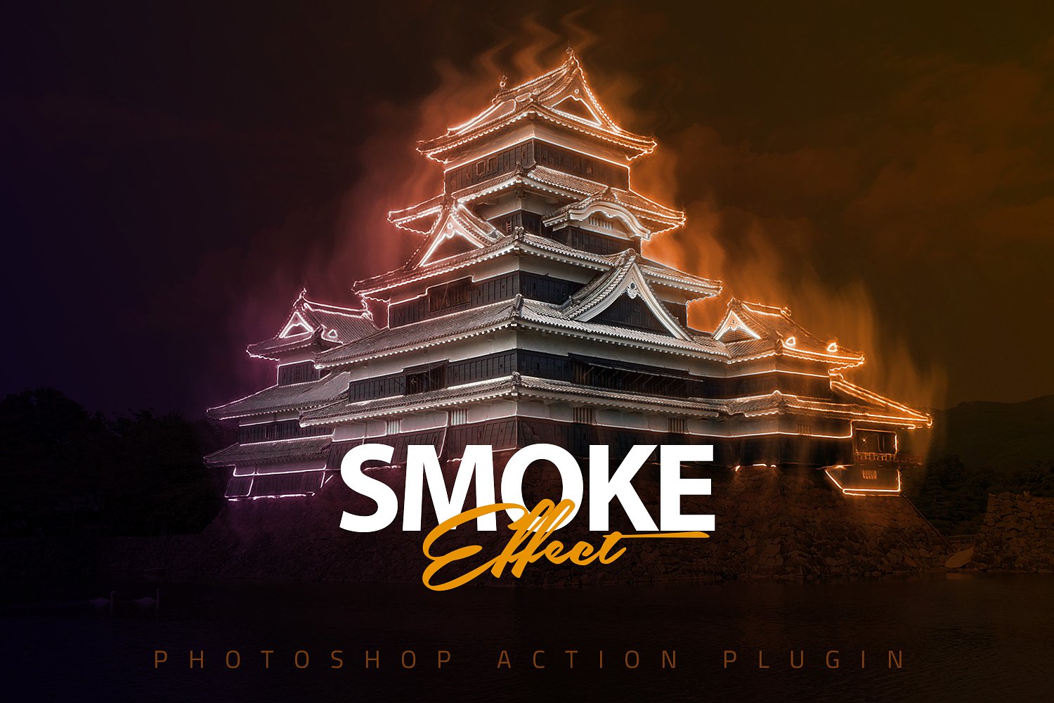 烟雾效果Photoshop的动作 Smoke Effect Photoshop Action_img_2