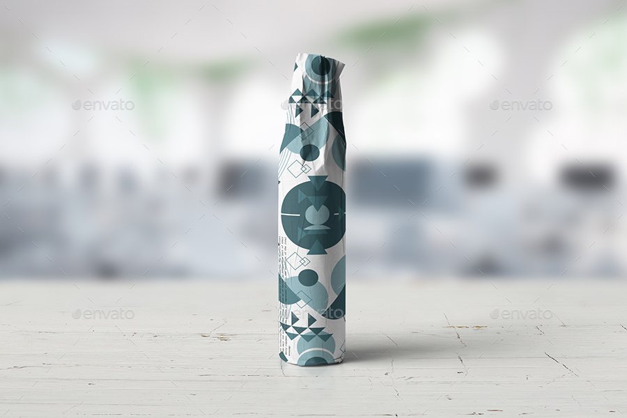 酒瓶包装实物模型 Wine Bottle Wrapping Mockup_img_2