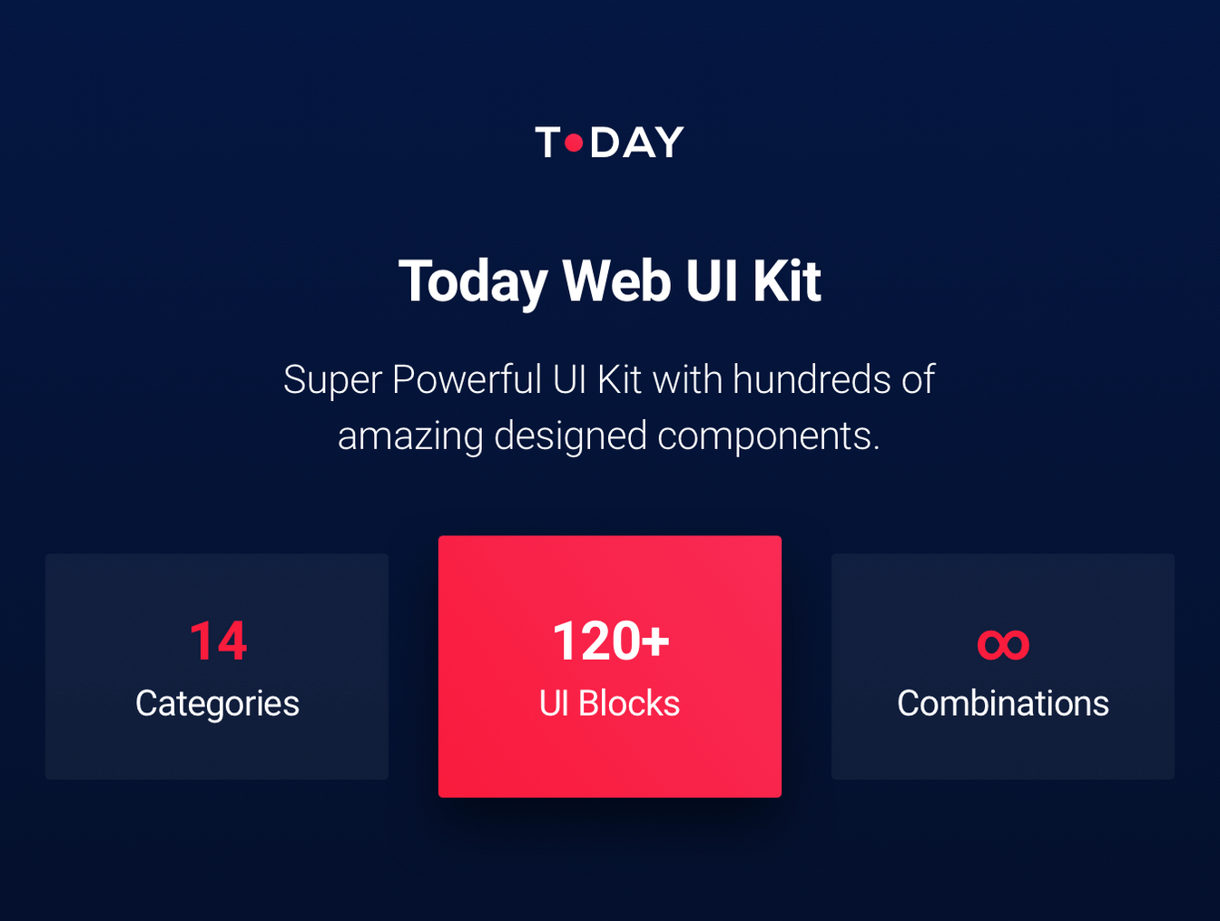 独特的网页用户界面UI工具包 Today Web UI Kit_img_2