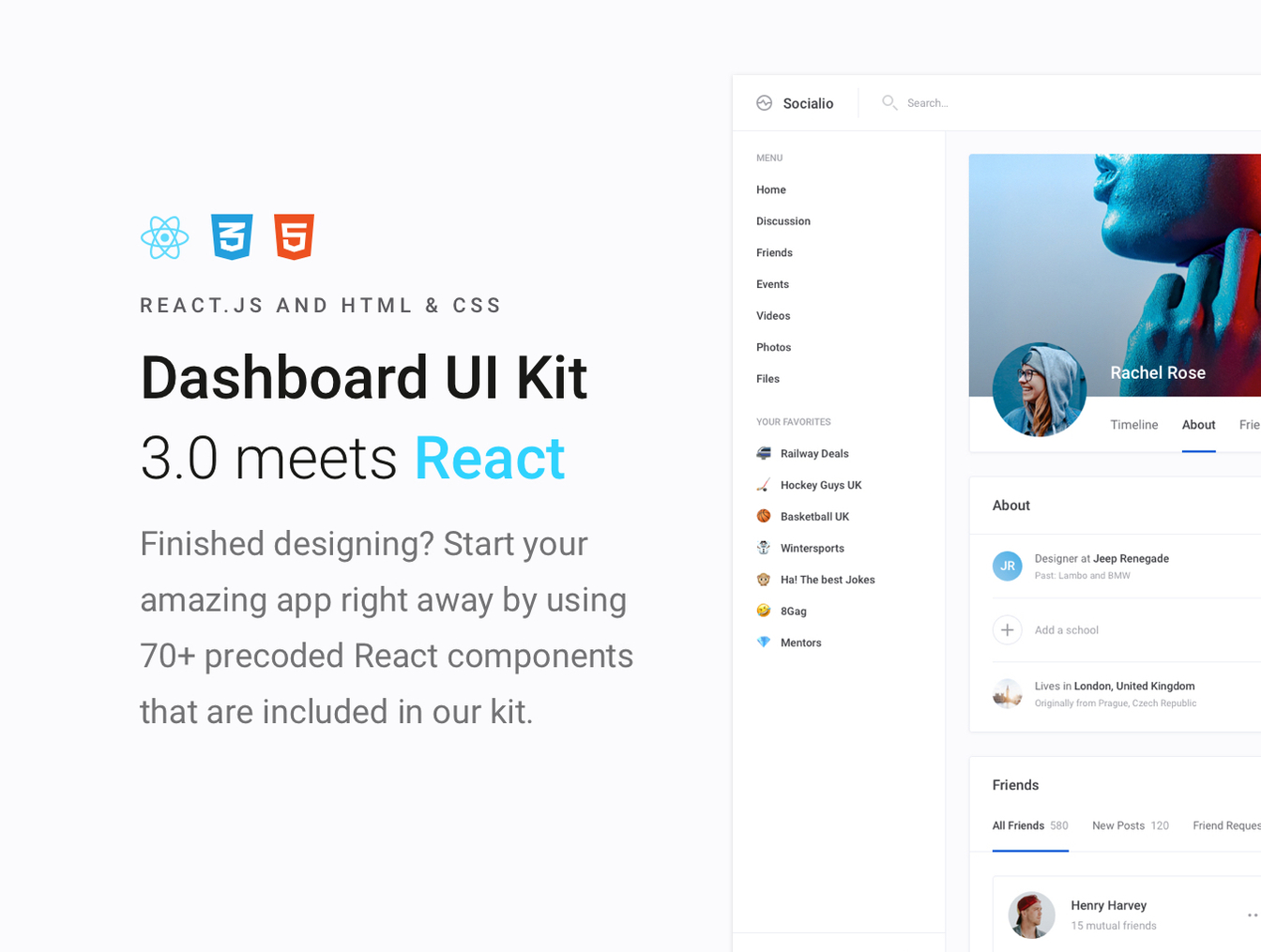 后台控制仪表盘UI工具包 Dashboard UI Kit 3.0_img_2