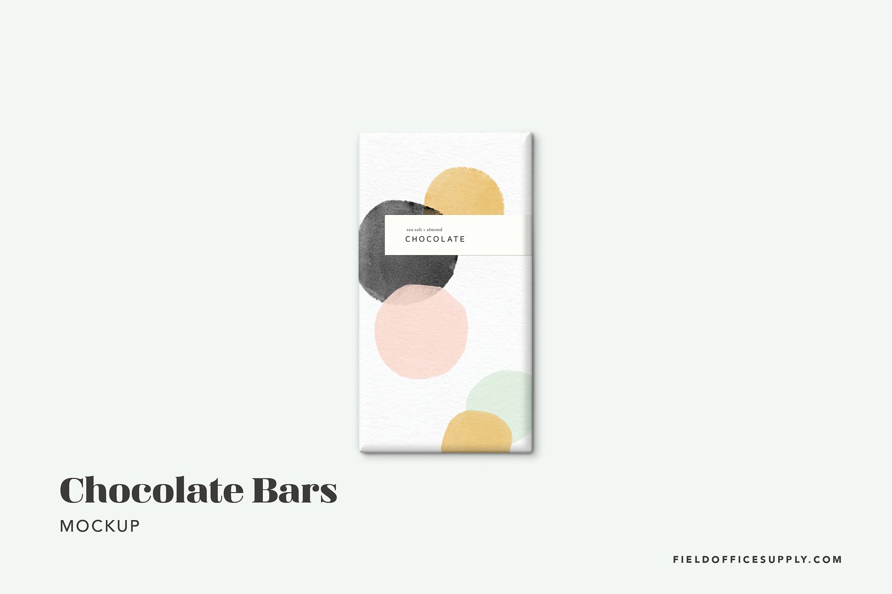 巧克力棒包装样机 Chocolate Bar Mockup Bundle_img_2