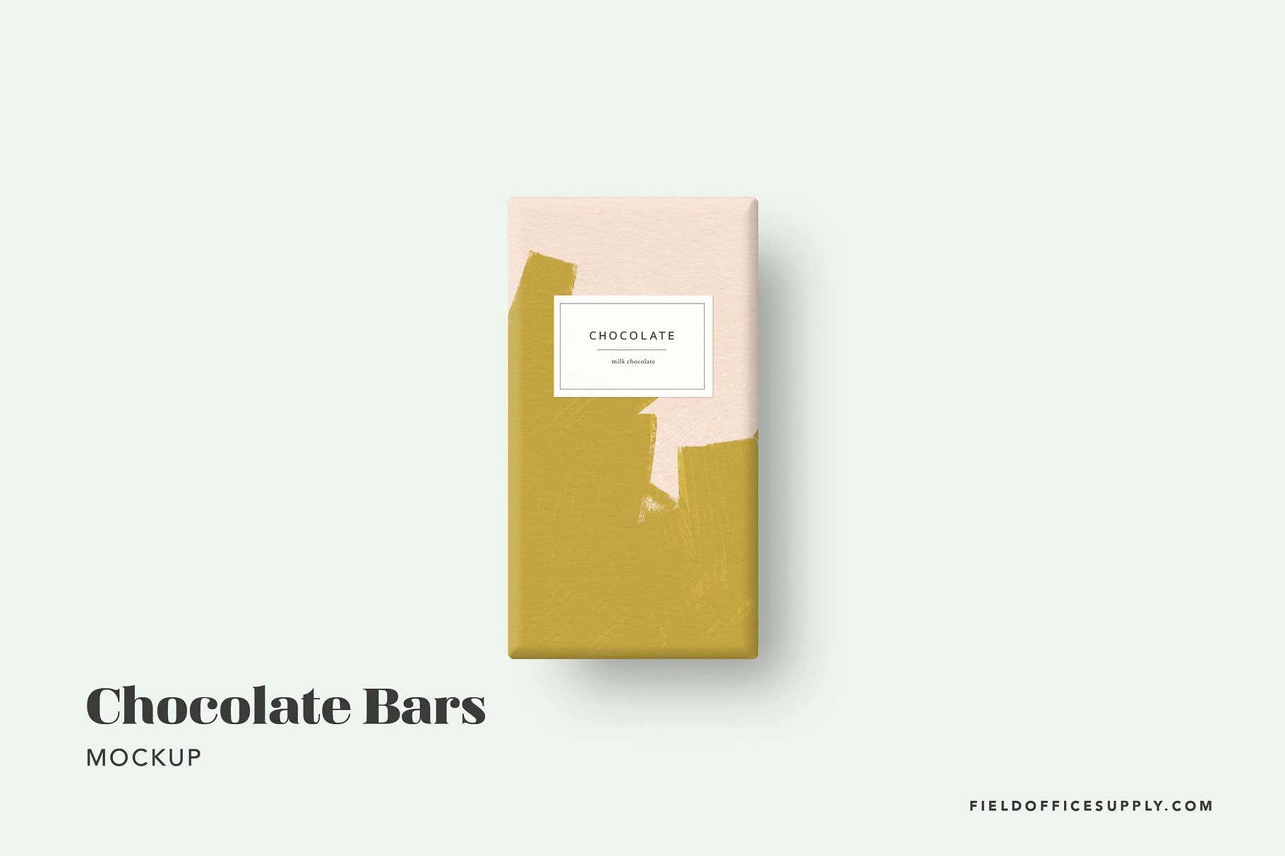 巧克力棒包装样机 Chocolate Bar Mockup Bundle_img_2