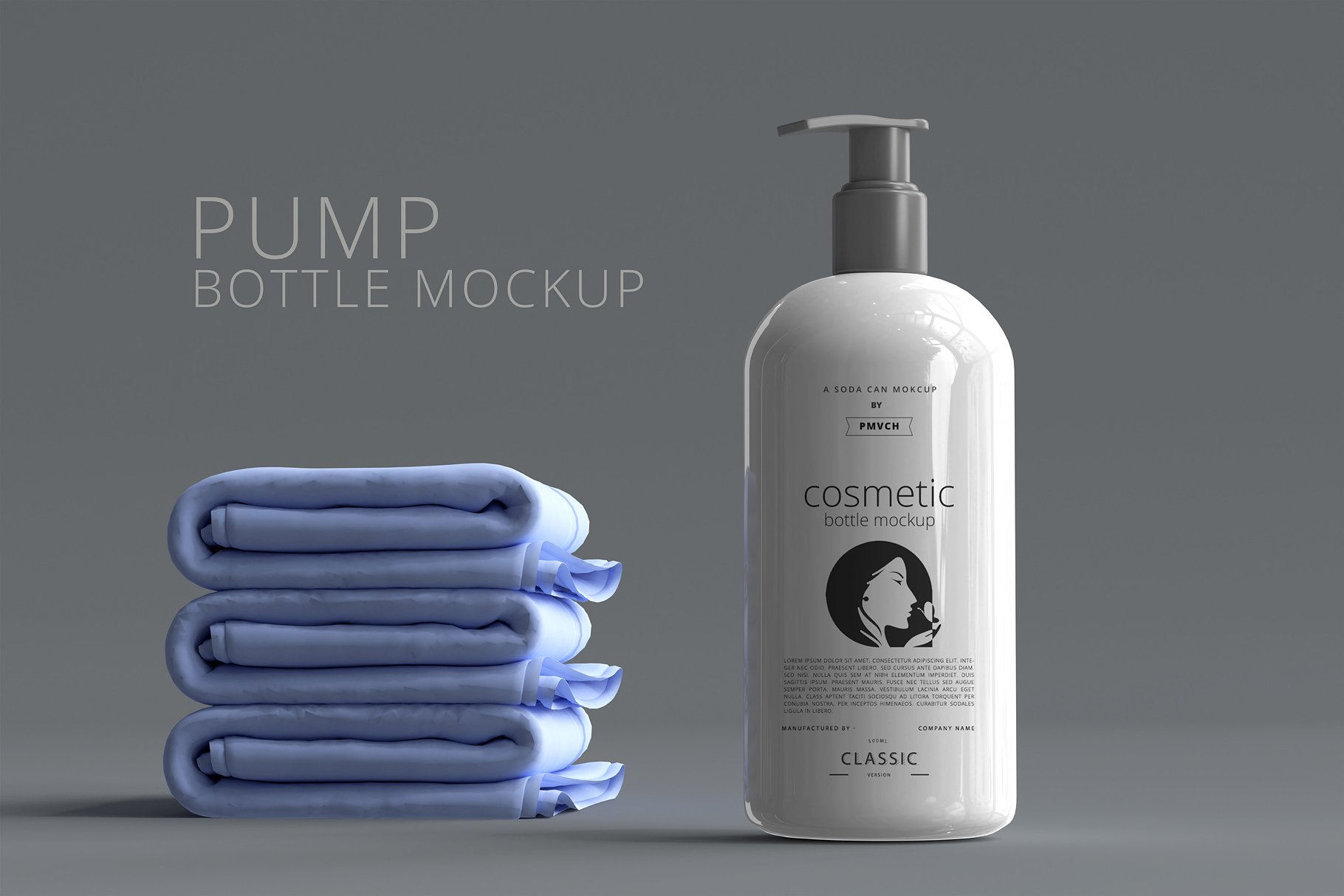 化妆品泵瓶实体模型 Pump Bottle Mockup_img_2