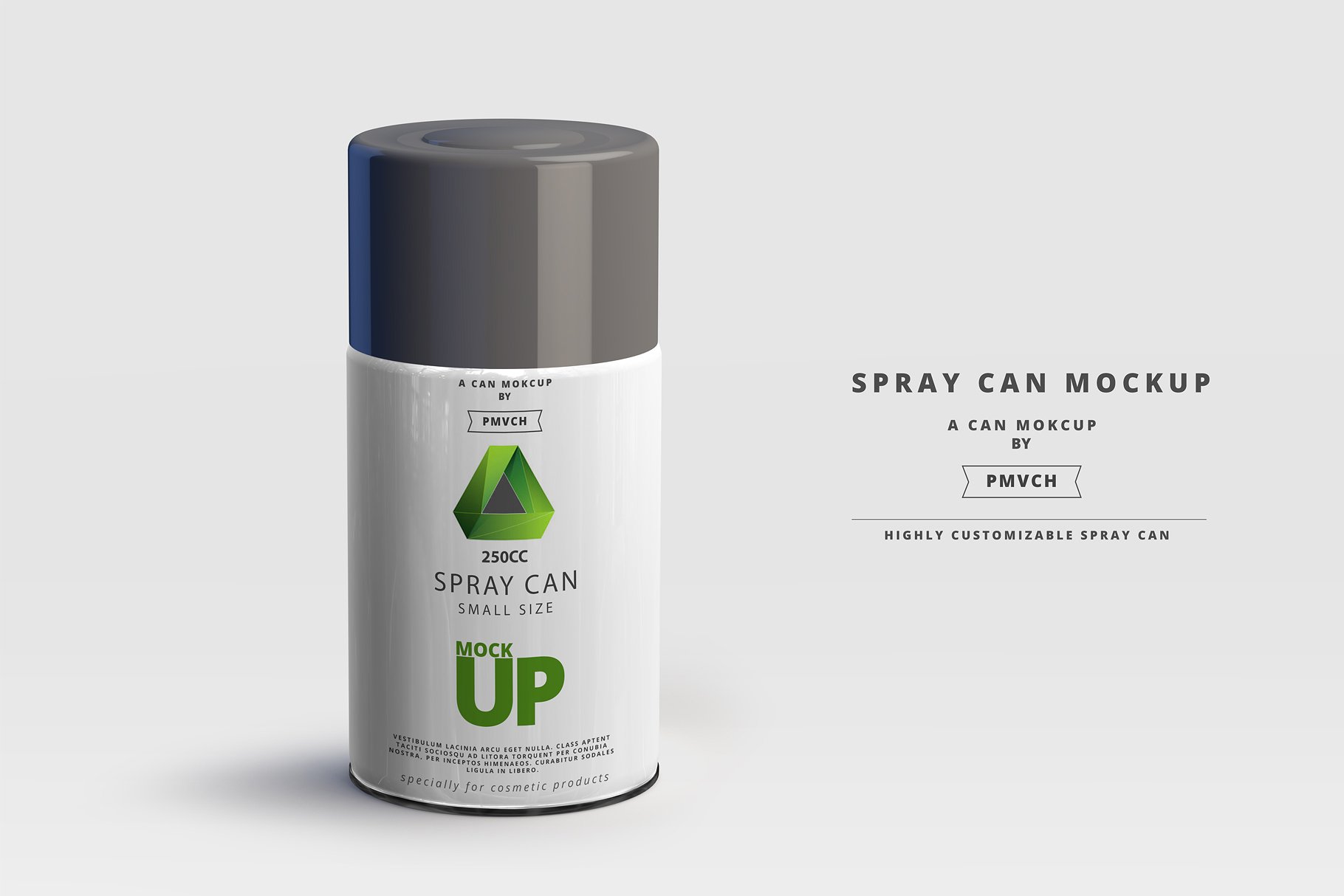 小型喷雾罐实体模型 Spray Can Mockup - Small Size_img_2