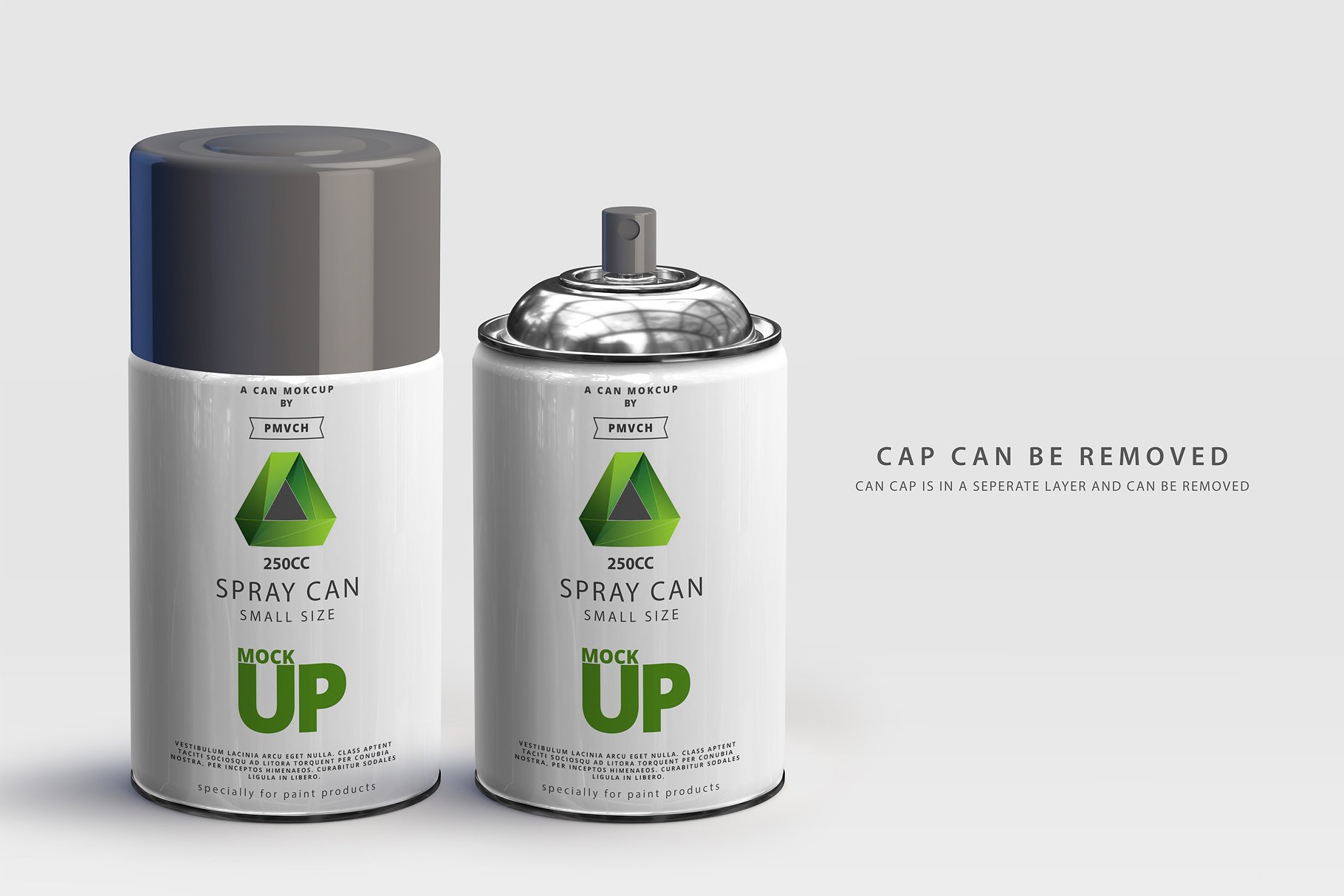 小型喷雾罐实体模型 Spray Can Mockup - Small Size_img_2