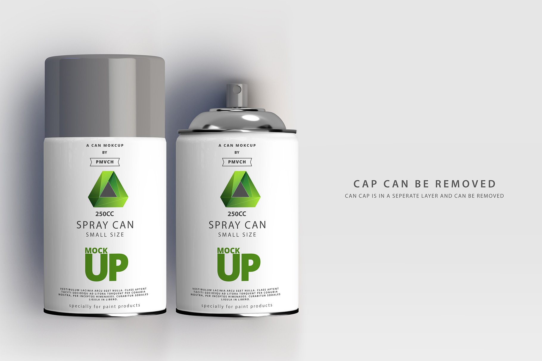 小型喷雾罐实体模型 Spray Can Mockup - Small Size_img_2