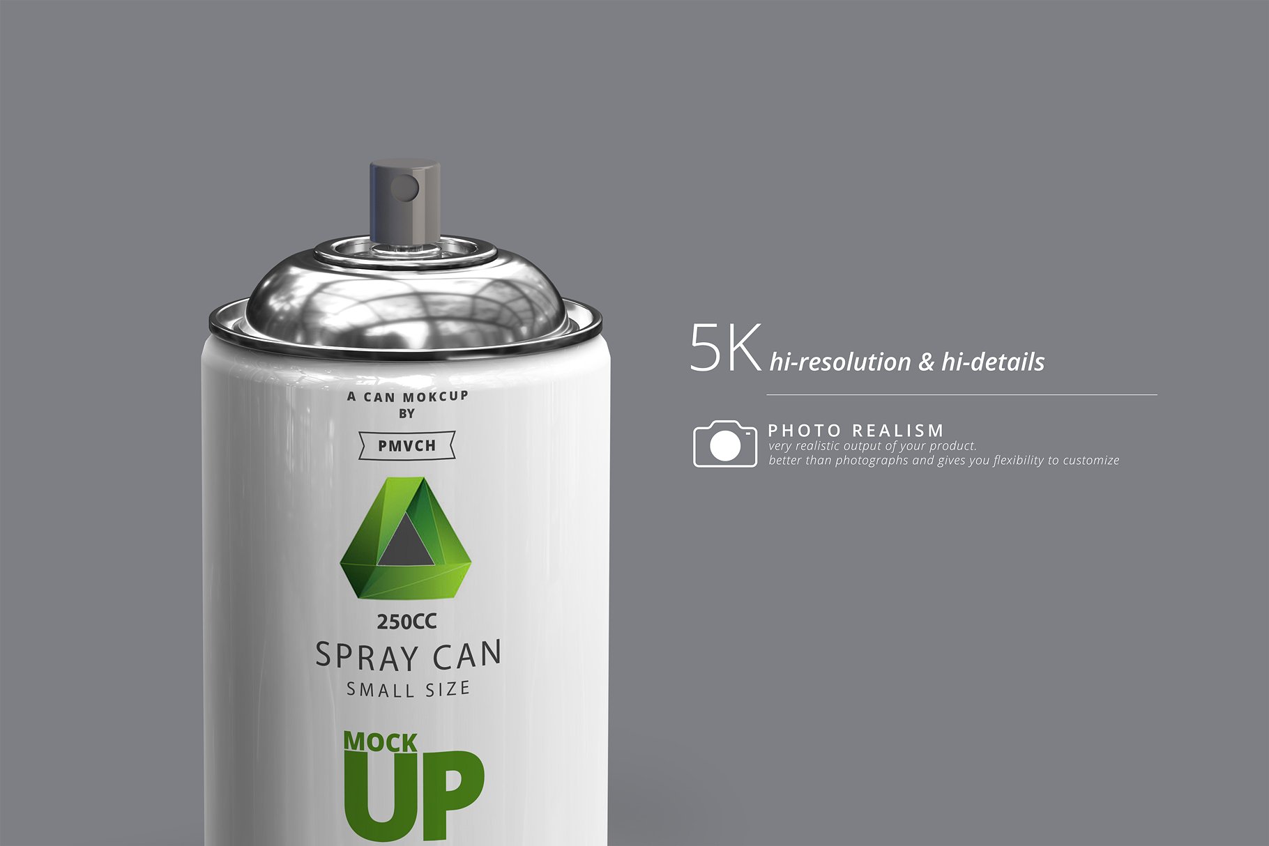 小型喷雾罐实体模型 Spray Can Mockup - Small Size_img_2