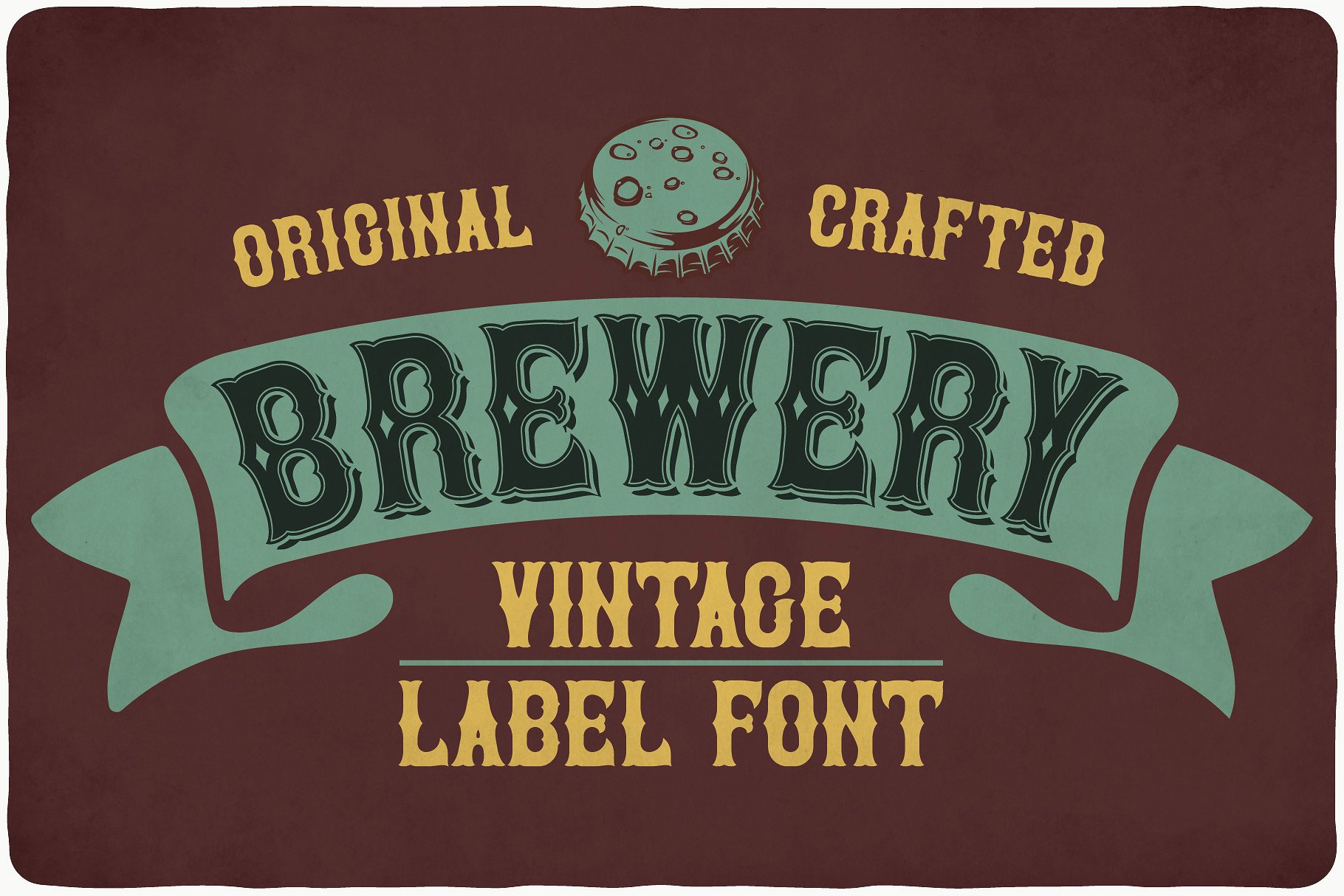 经典复古啤酒标题字体 Classic Vintage Beer Headline Font_img_2