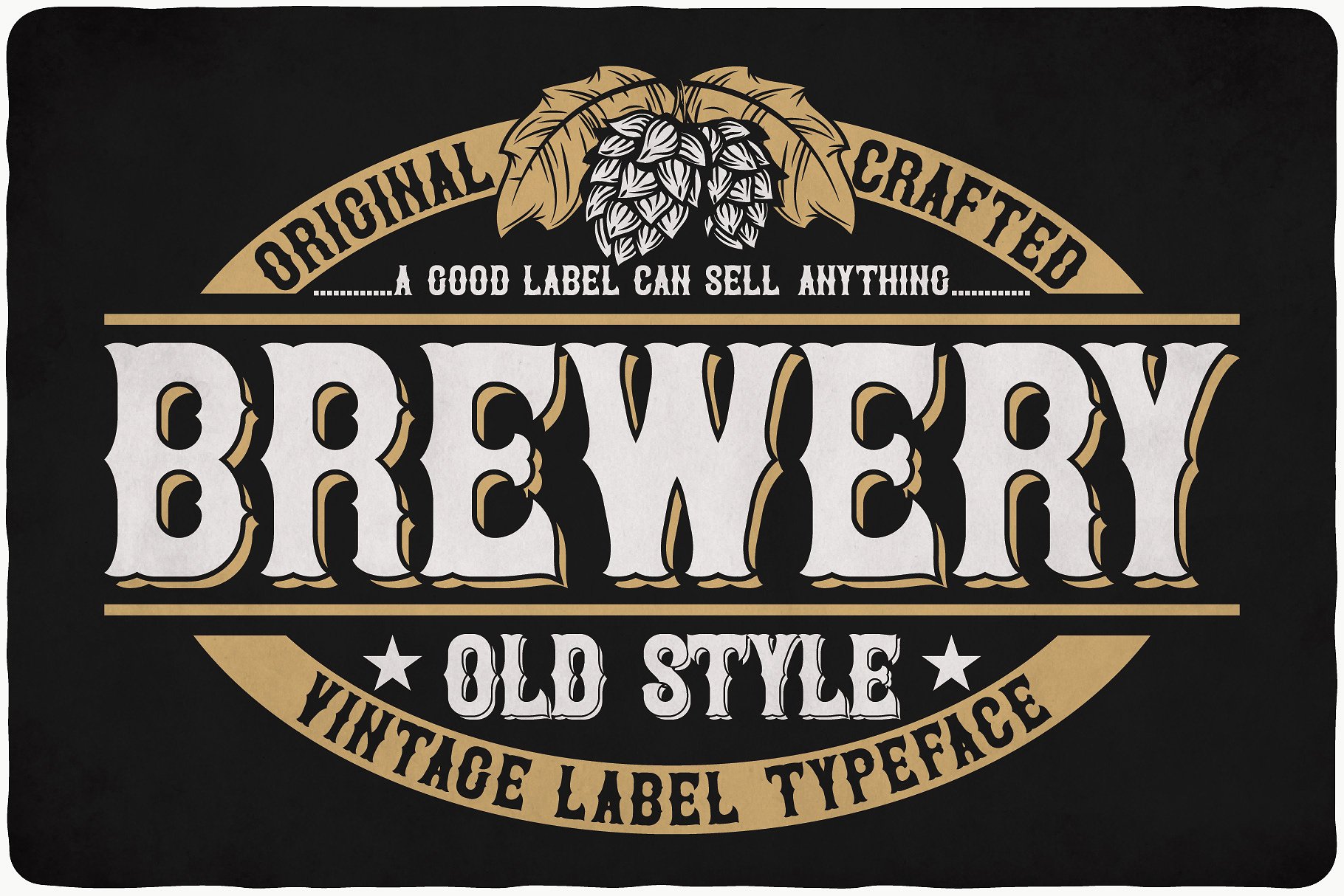 经典复古啤酒标题字体 Classic Vintage Beer Headline Font_img_2