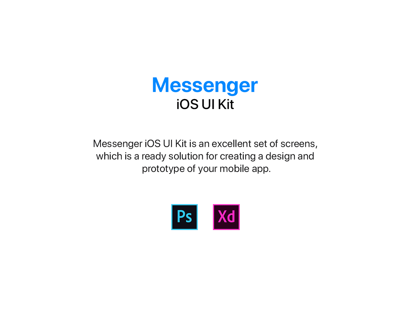 简洁漂亮的信息交流UI工具包 Messenger iOS UI Kit_img_2