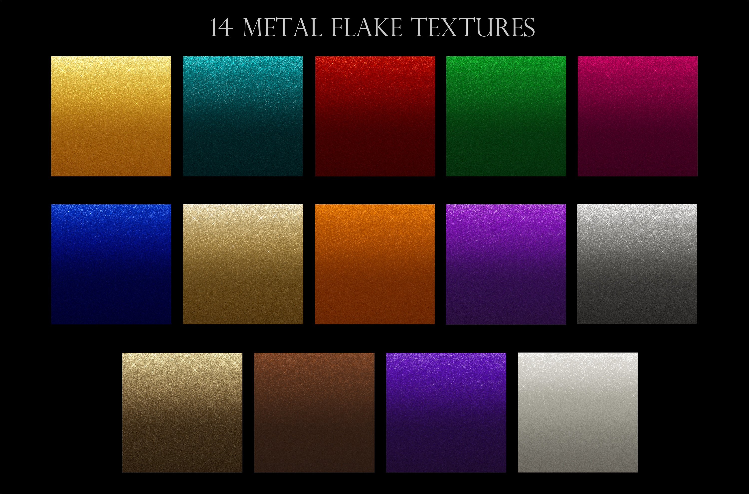 350款金属质感纹理包 350 Metallic Textures Bundle_img_2