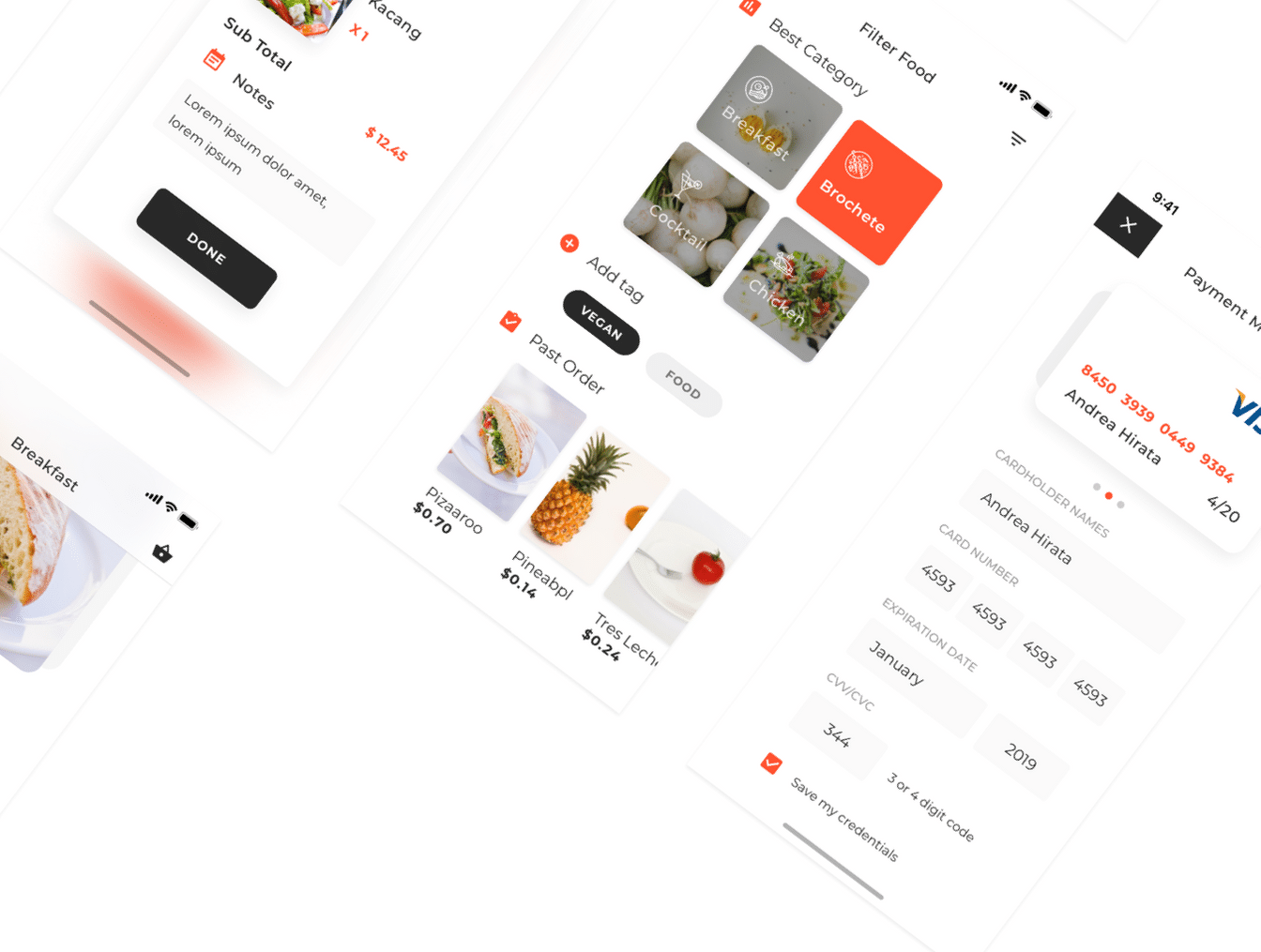 高级餐厅食品外卖APP UI工具包 Bakar UI Kit_img_2