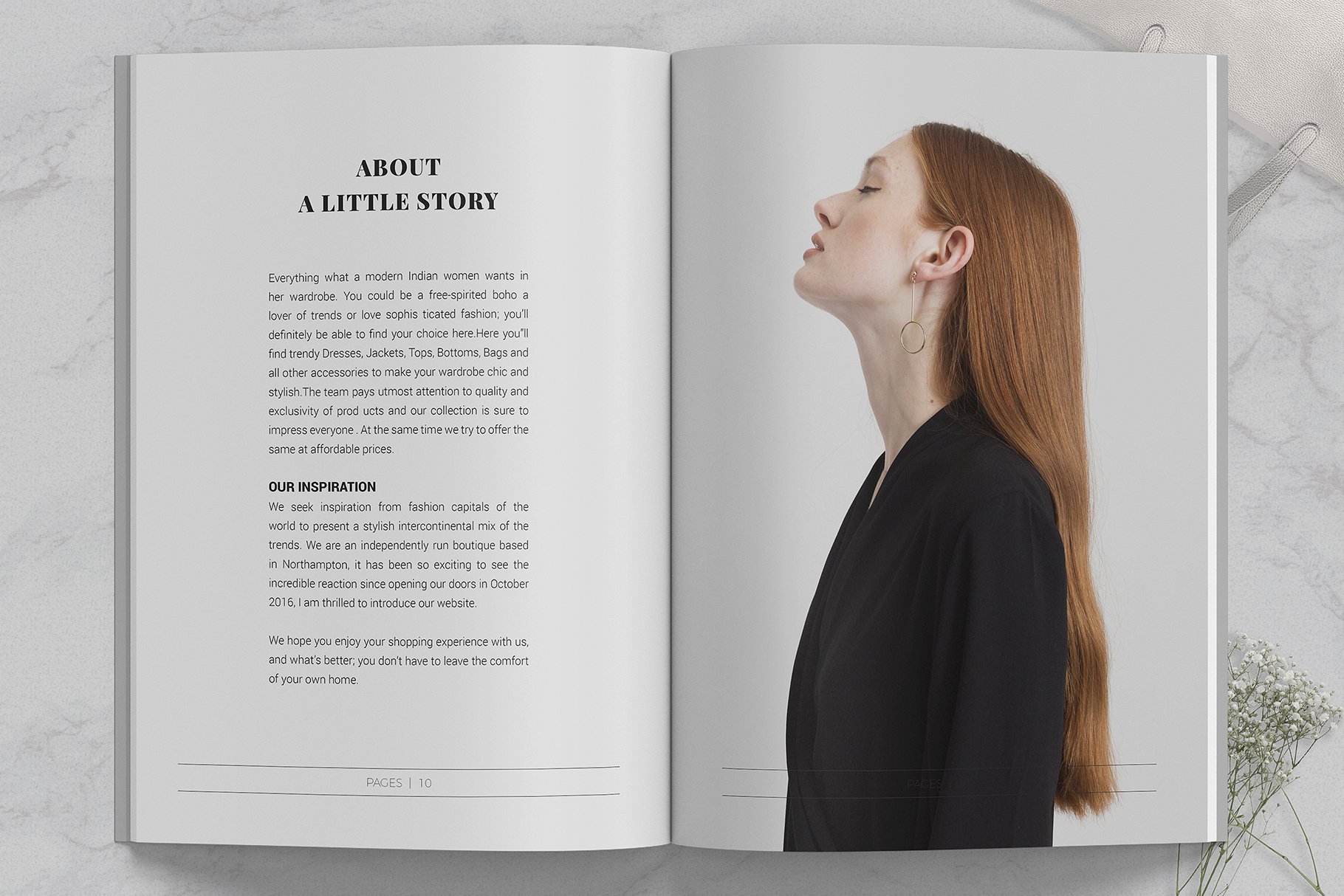 现代干净时尚的摄影杂志模板 Modern Clean And Stylish Photography Magazine Template_img_2