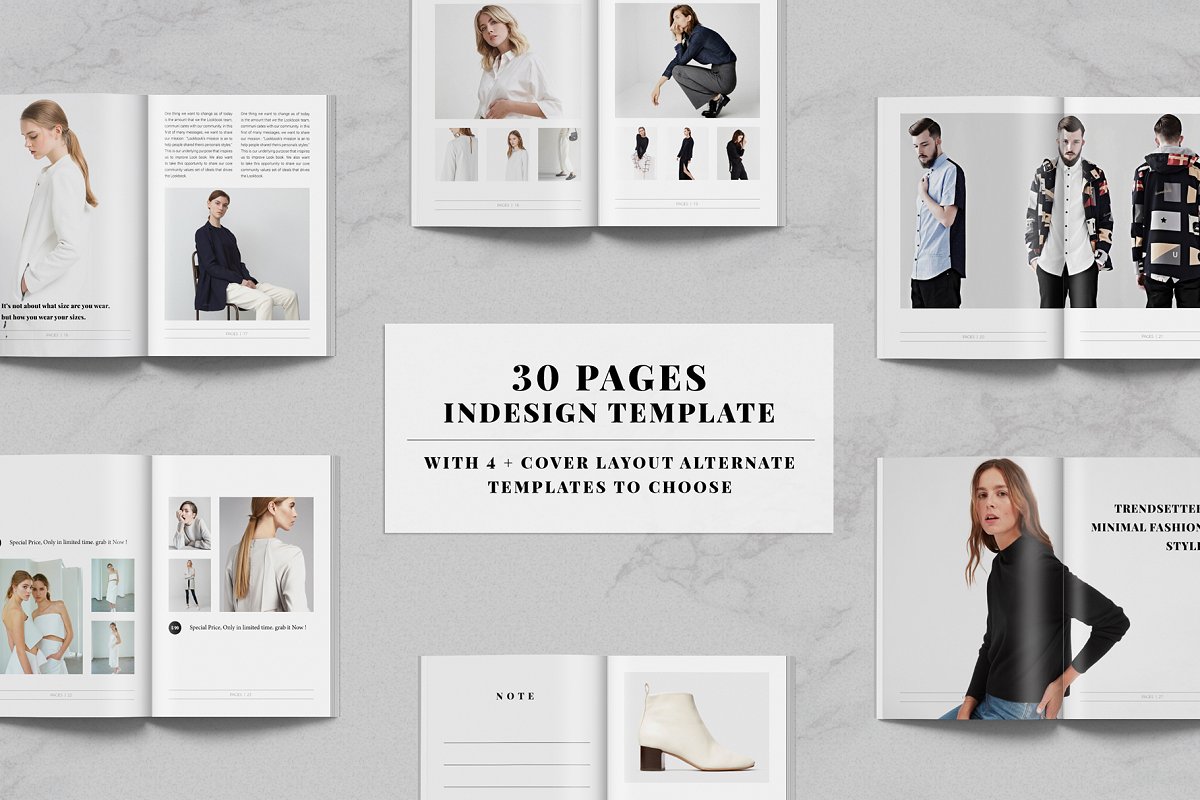 现代干净时尚的摄影杂志模板 Modern Clean And Stylish Photography Magazine Template_img_2