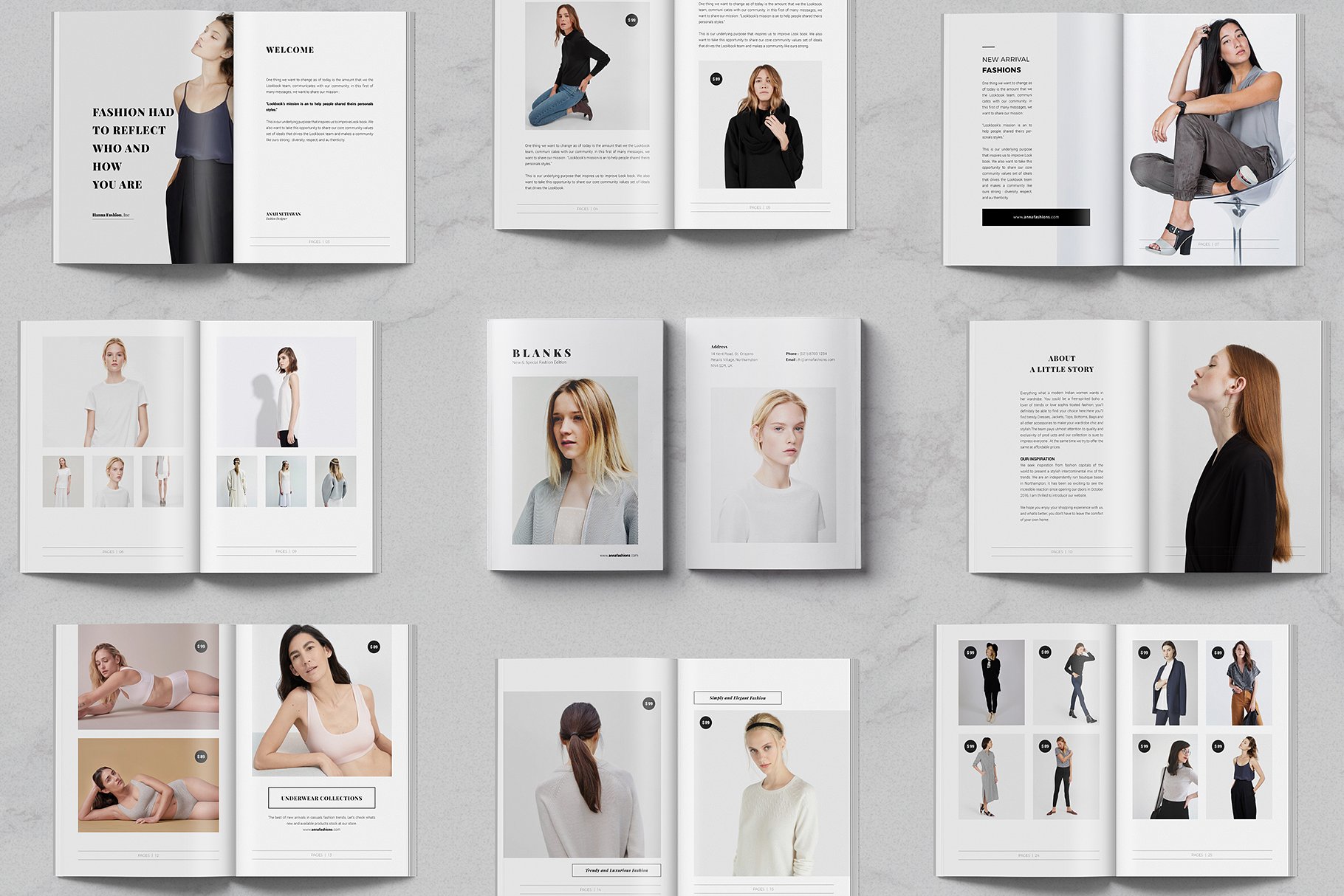 现代干净时尚的摄影杂志模板 Modern Clean And Stylish Photography Magazine Template_img_2