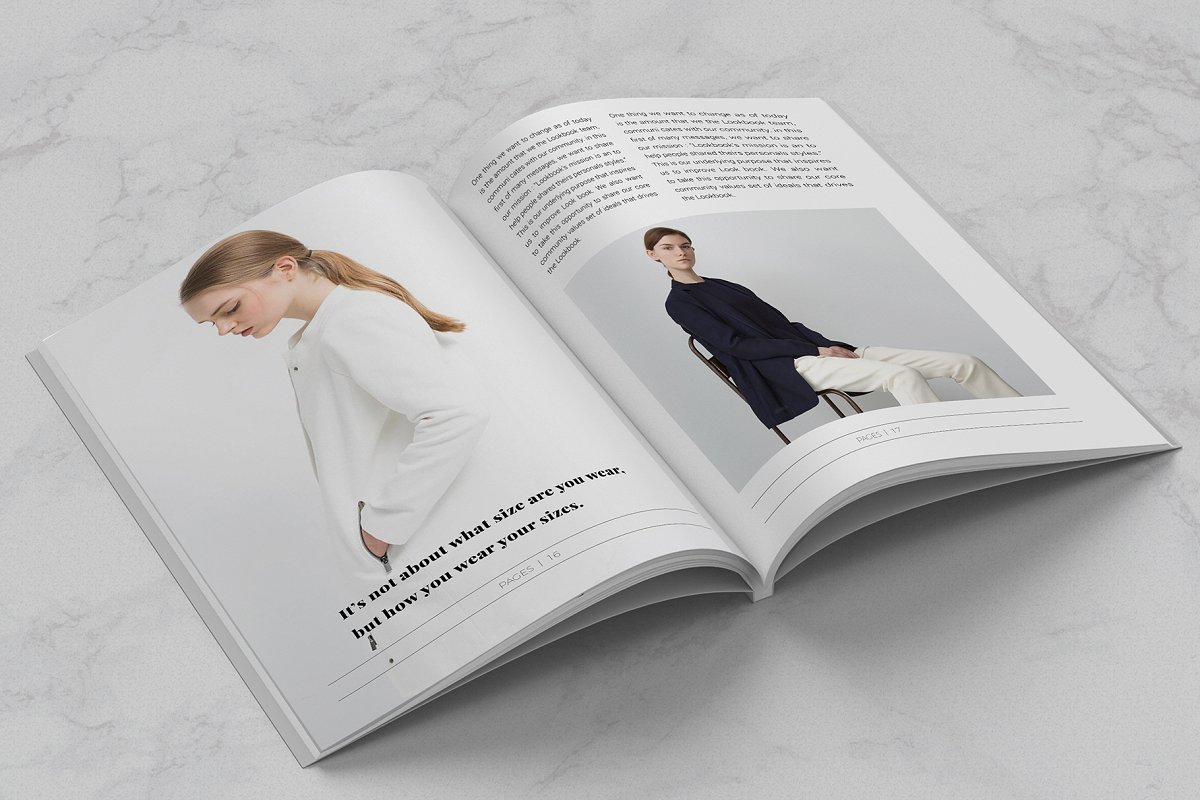 现代干净时尚的摄影杂志模板 Modern Clean And Stylish Photography Magazine Template_img_2