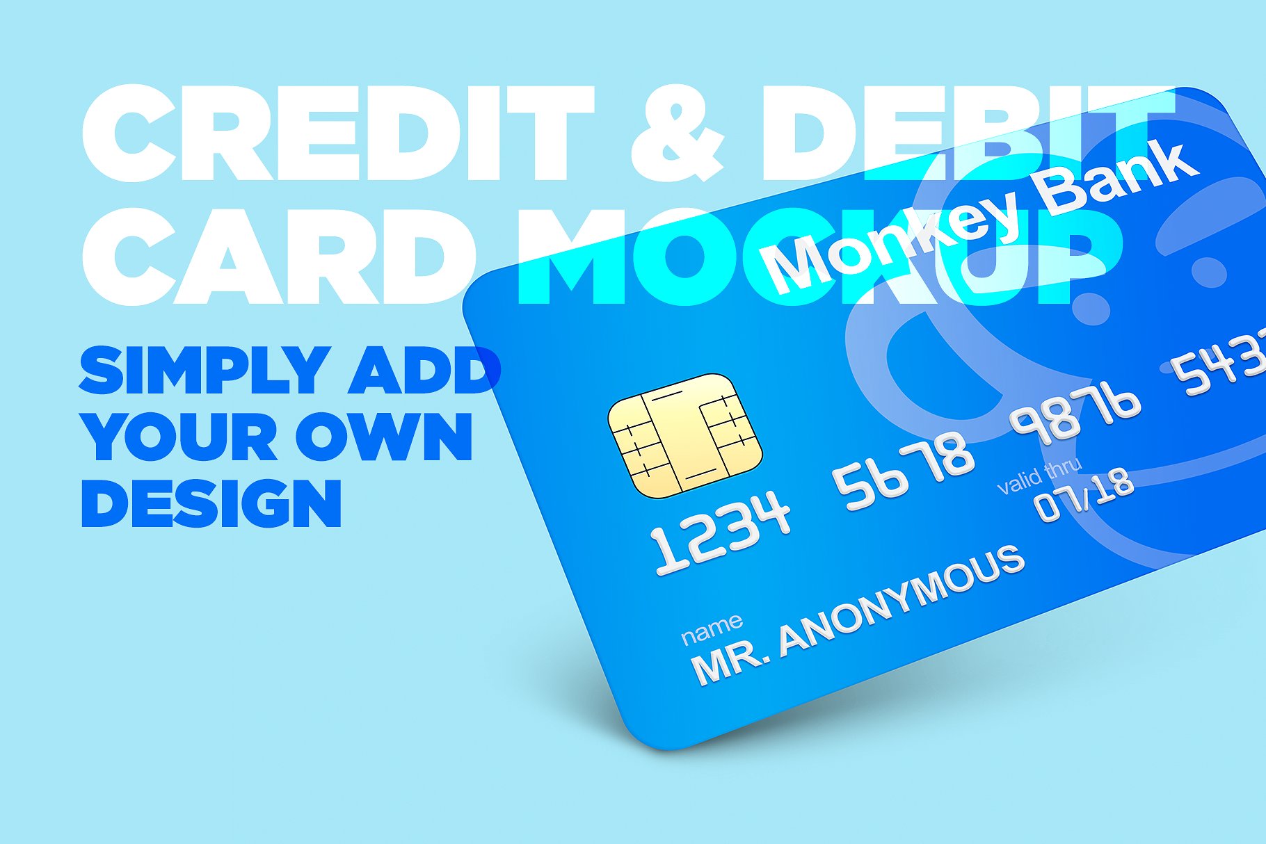 信用卡和借记卡样机 Credit & Debit Card Mockup_img_2