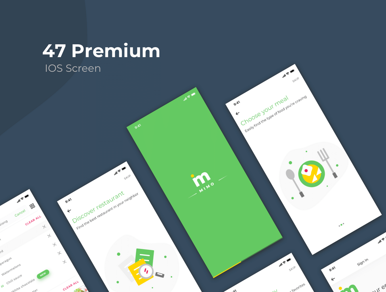 高品质餐馆外卖APP UI套件 MIMO. UI Kit_img_2