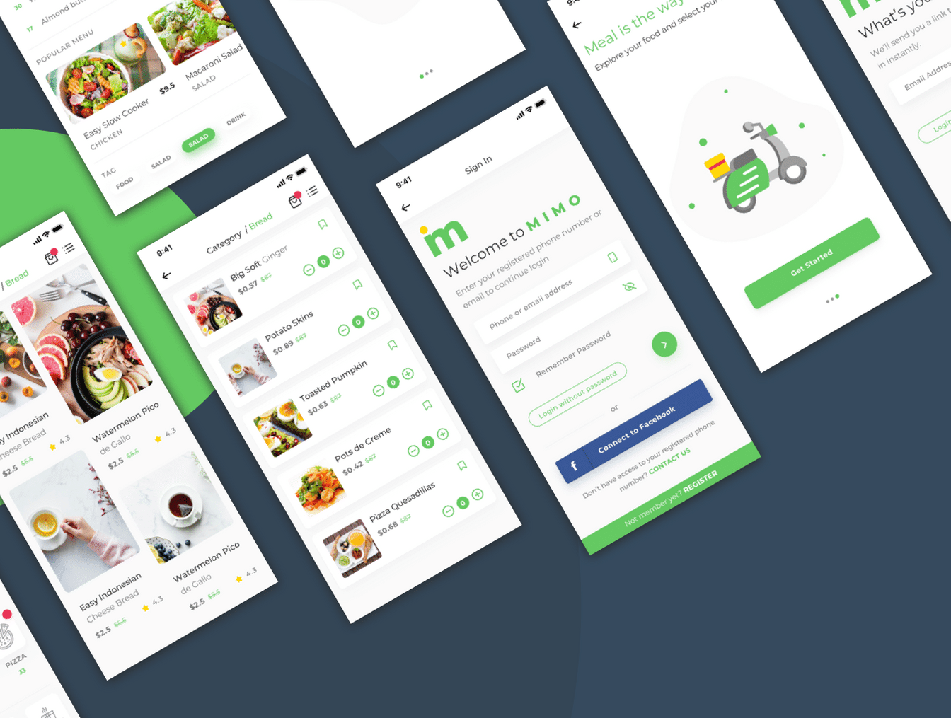 高品质餐馆外卖APP UI套件 MIMO. UI Kit_img_2