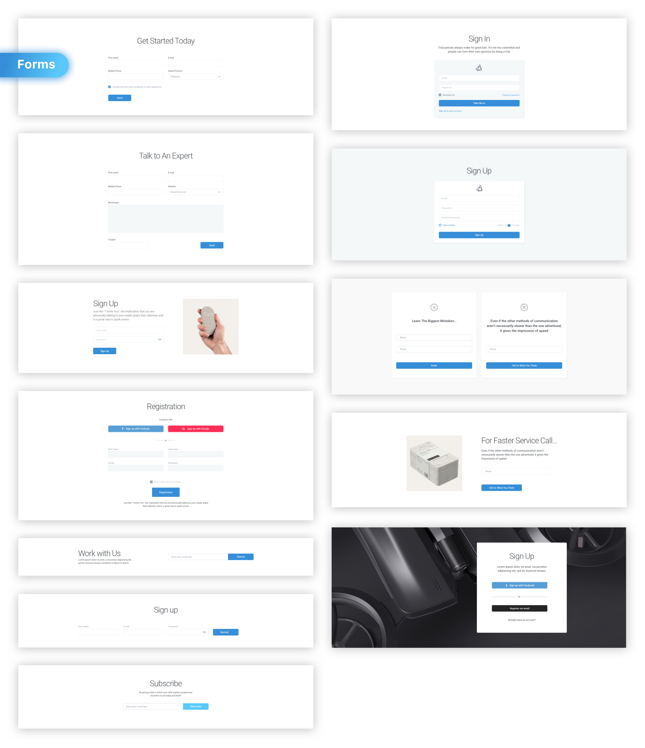 超巨量Web UI工具包大集合 Ataman Web UI Kit_img_2