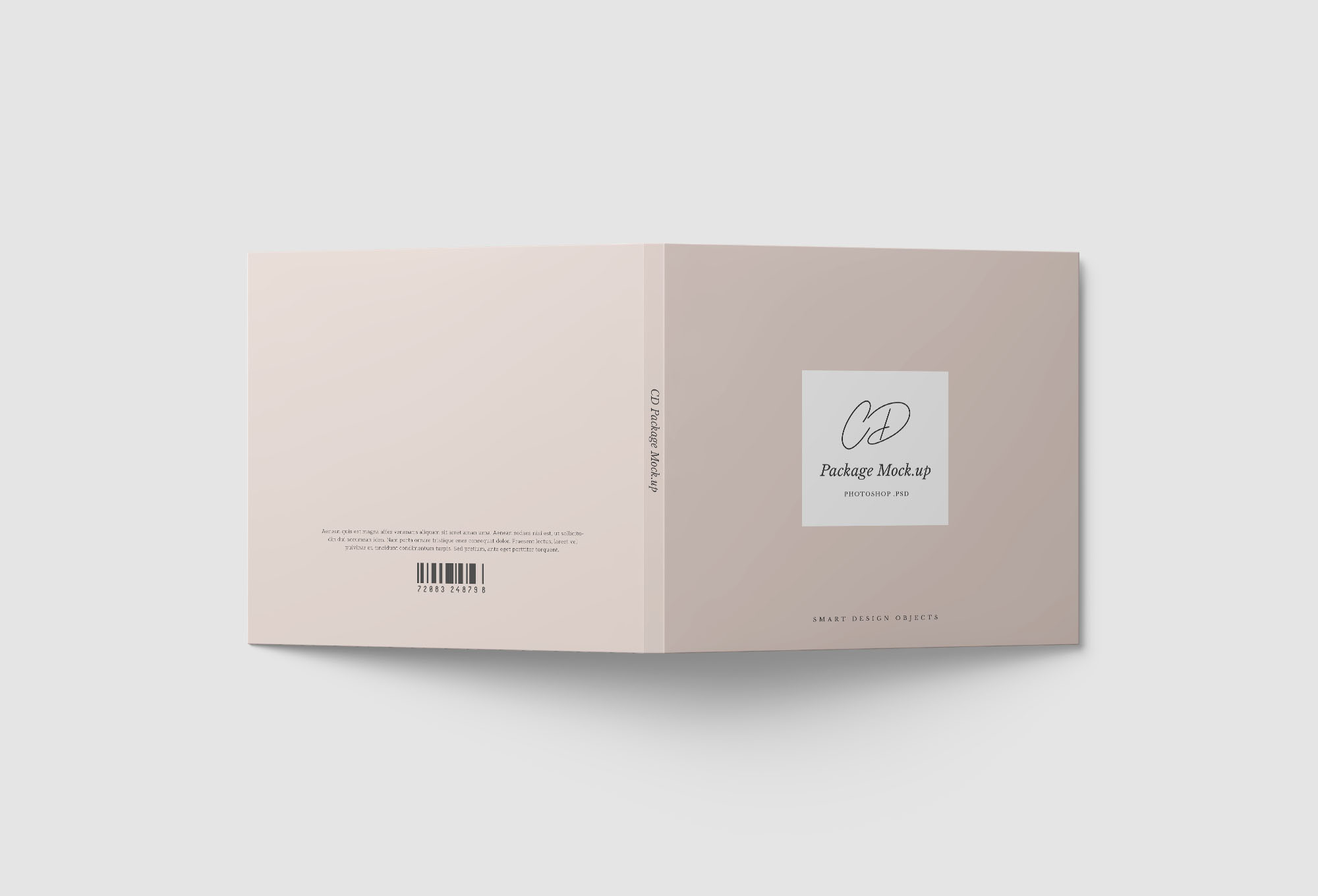高端品牌设计提案办公文创CD样机PSD智能贴图模板 7 CD Case Mockups PSD_img_2