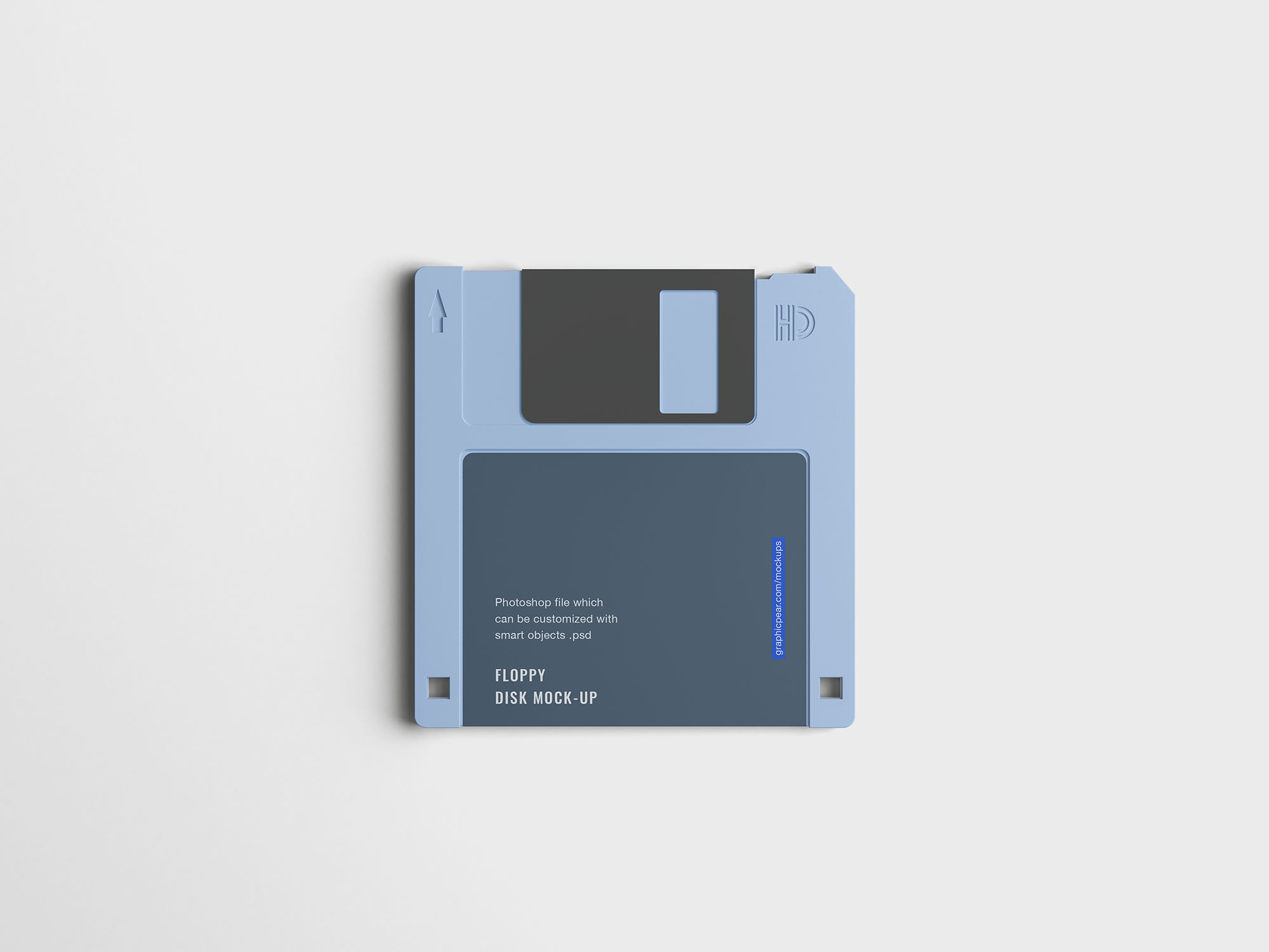 经典的电脑文件软盘样机 Floppy Disk Mockup_img_2