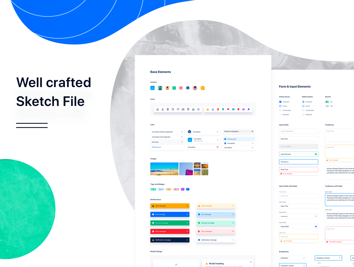 雾化设计系统用户界面UI套件 Atomize Design System_img_2