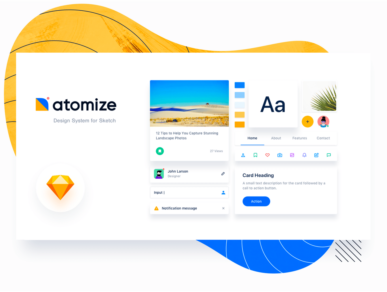 雾化设计系统用户界面UI套件 Atomize Design System_img_2