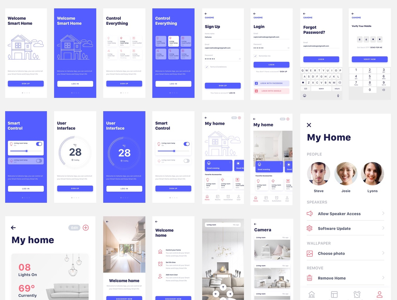 智能家居物联网UI工具包 Cahome UI Kit_img_2