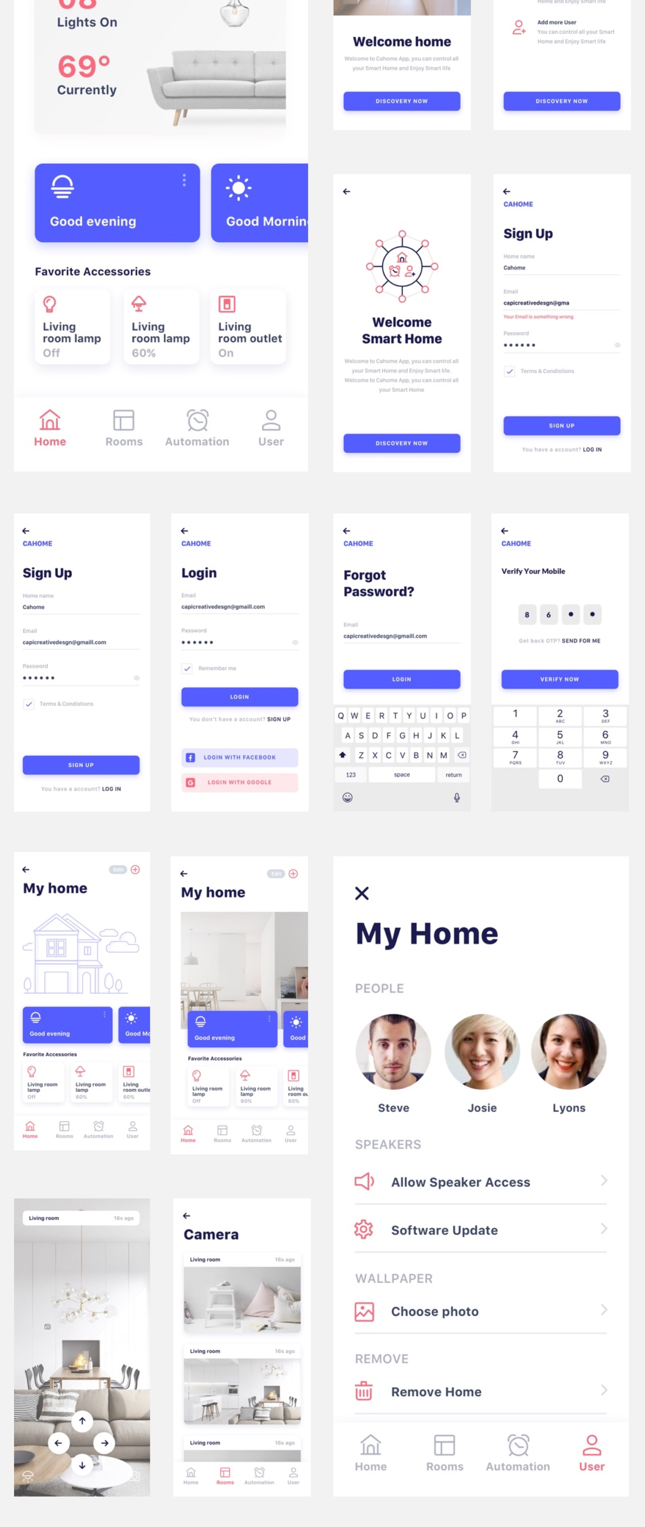 智能家居物联网UI工具包 Cahome UI Kit_img_2