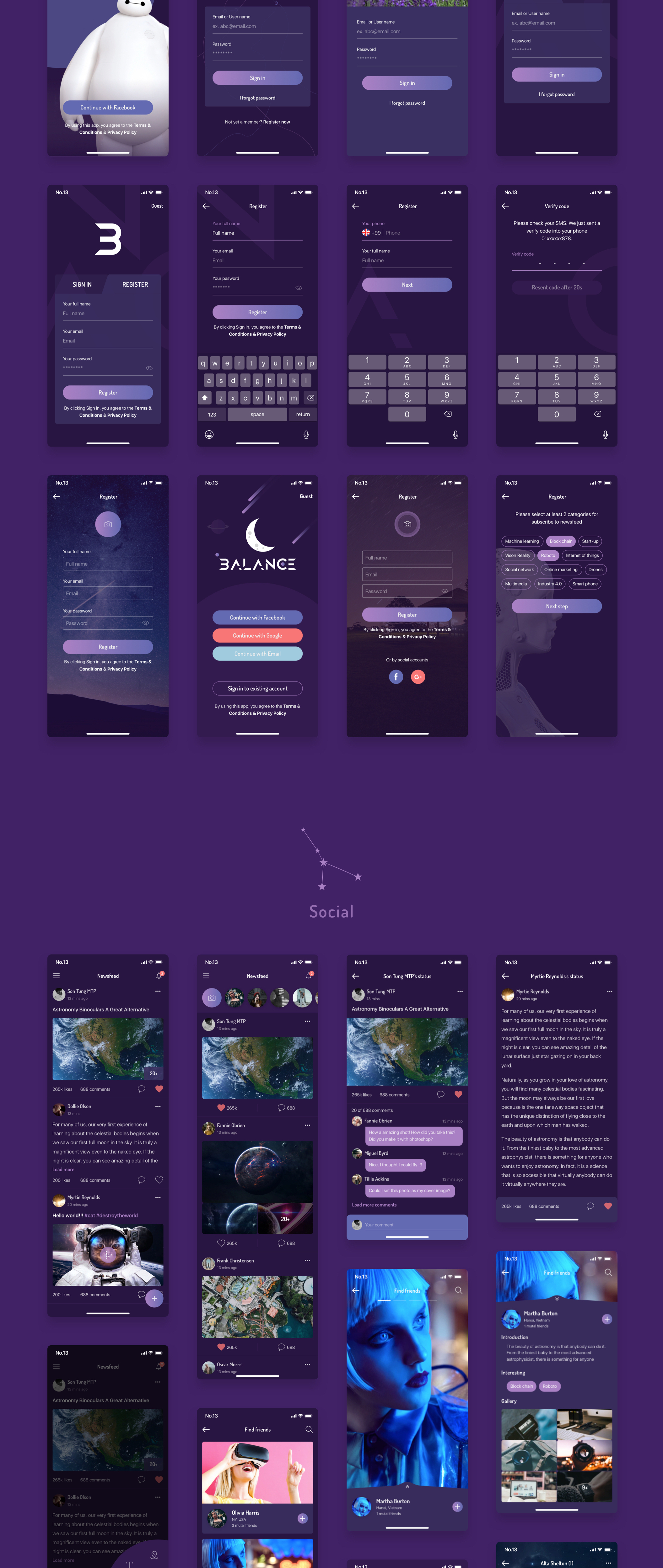 炫酷智能平衡移动UI套件 Balance Mobile UI Kit_img_2