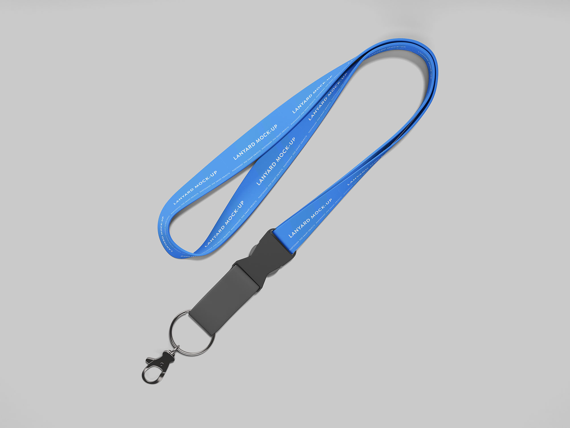 简单胸牌工作证挂绳样机 Simple Lanyard Mockup_img_2