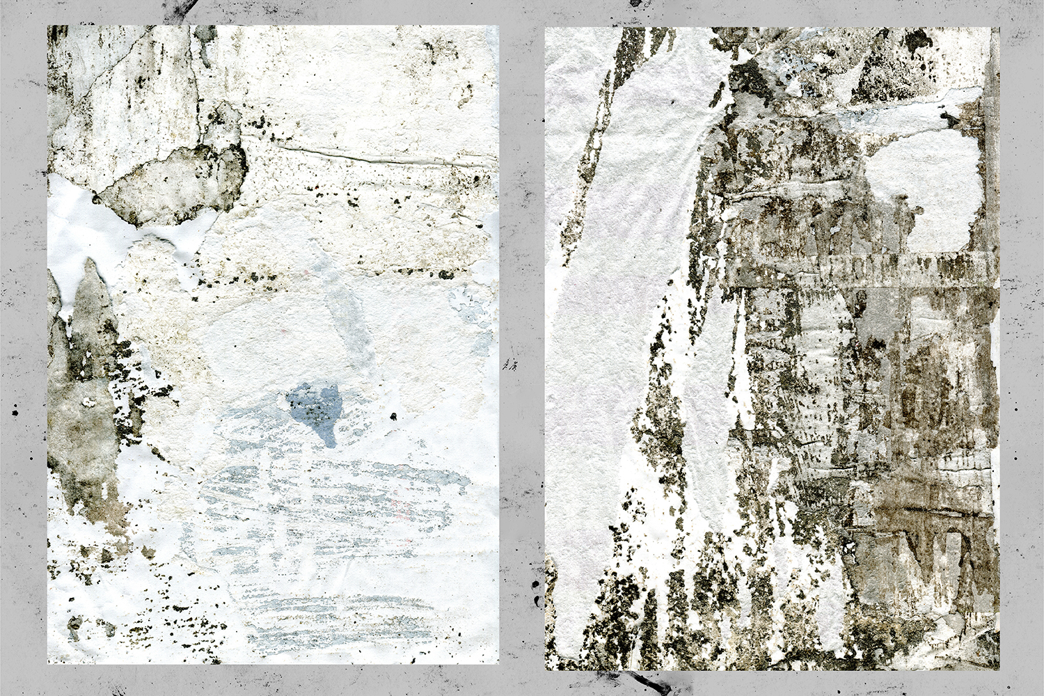 尘土飞扬的垃圾污渍背景纹理 The Dusty Inklab Grunge Sample Pack_img_2