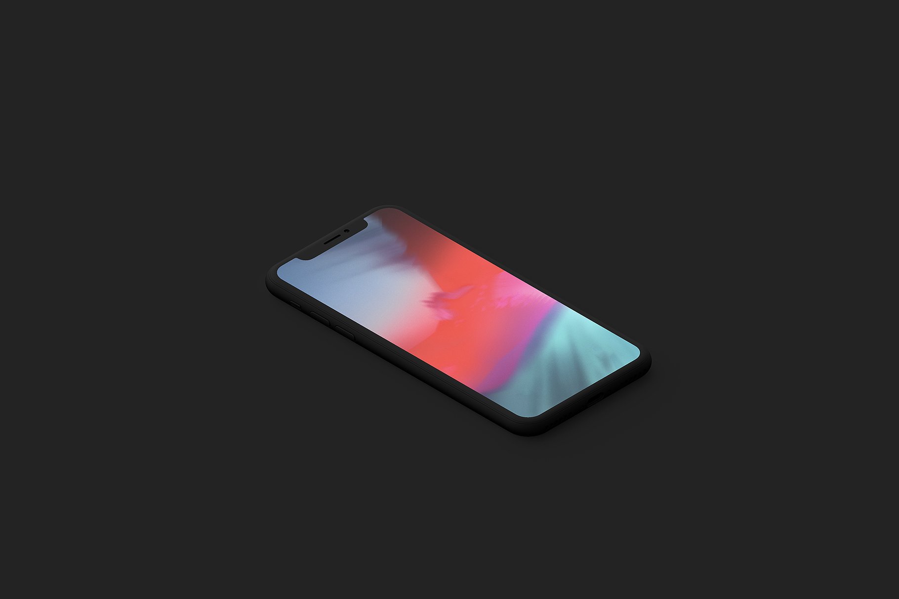 精致的多角度iPhone X样机套装 Minimal Clay iPhone X Mockups_img_2