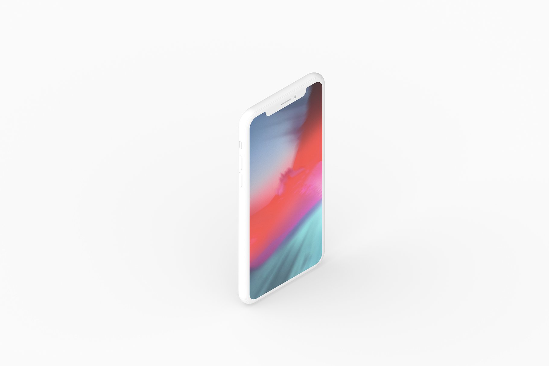 精致的多角度iPhone X样机套装 Minimal Clay iPhone X Mockups_img_2