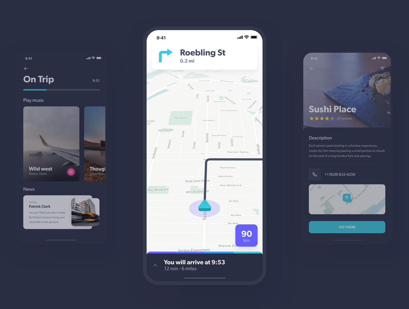 现代多彩完美的旅行应用程序 Navigo UI KIT_img_2